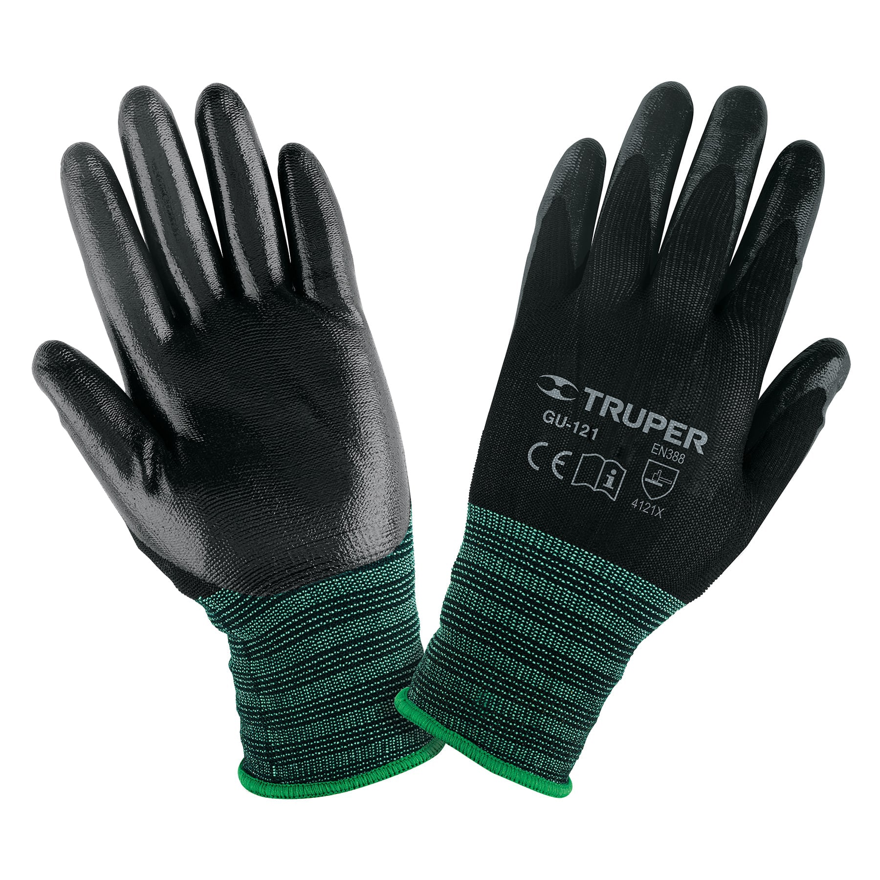 GUANTES DE NYLON RECUBIERTOS DE POLIURETANO, TALLA G, TRUPER - 13292 - 1