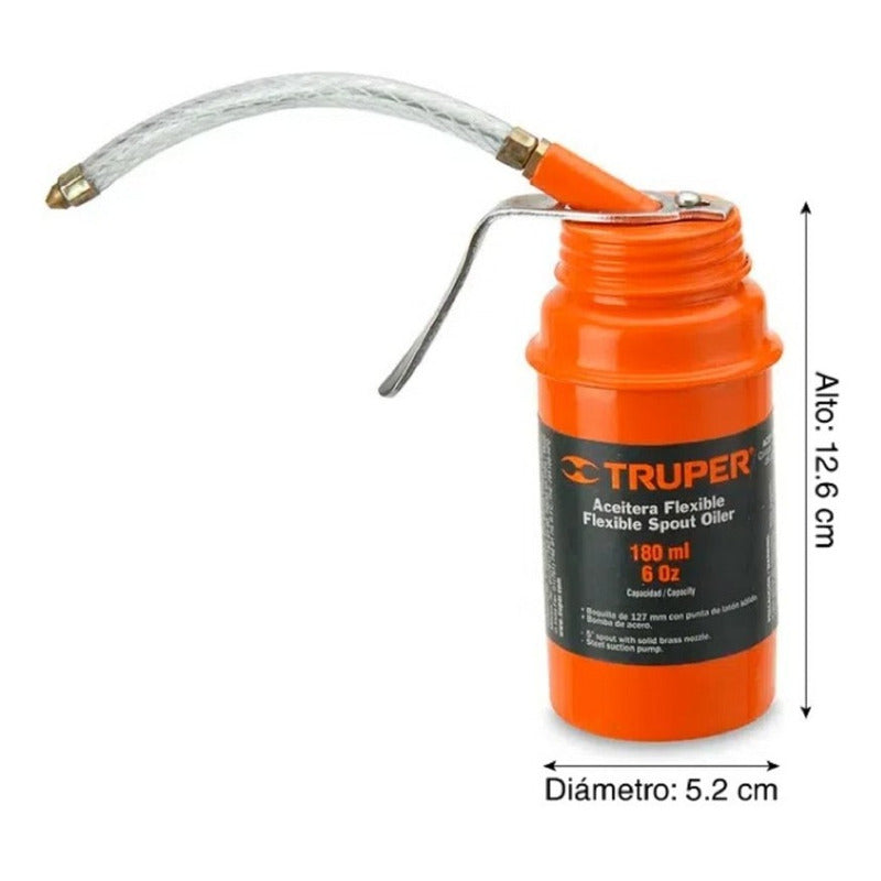 ACEITERA FLEXIBLE TRUPER 180ML (6OZ) - 14870 - 2