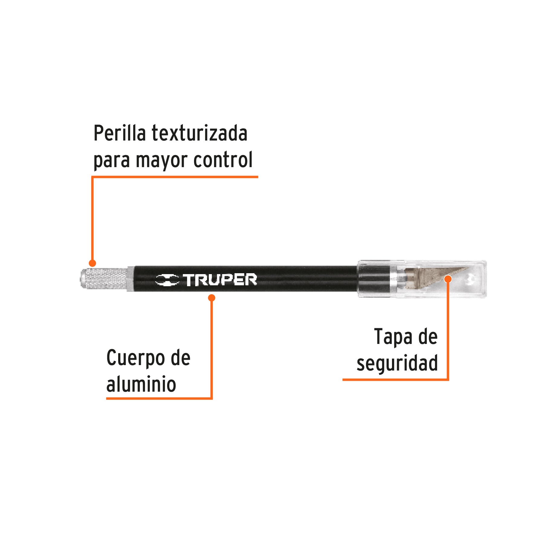 CUCHILLA PROFESIONAL 6' CON 5 NAVAJAS DE ACERO SK5, TRUPER - 16969 - 3