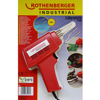 PISTOLA DE SOLDAR ROTHENBERGER FL‑98 / 035957 – 100 W – PARA ELECTRÓNICA Y REPARACIONES - 1