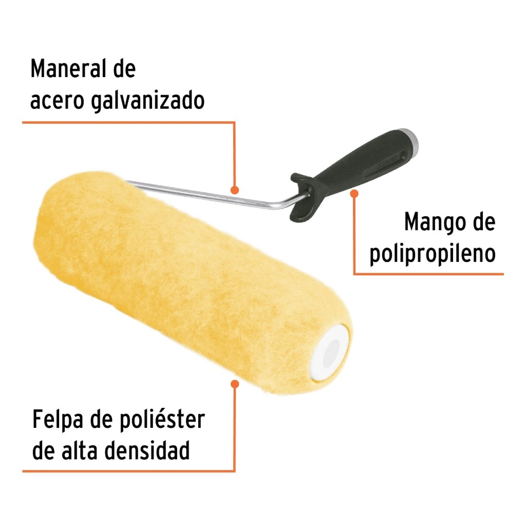 RODILLO PARA PINTAR 9 X 3/4' SUPERFICIES RUGOSAS, TRUPER 13877 - 3