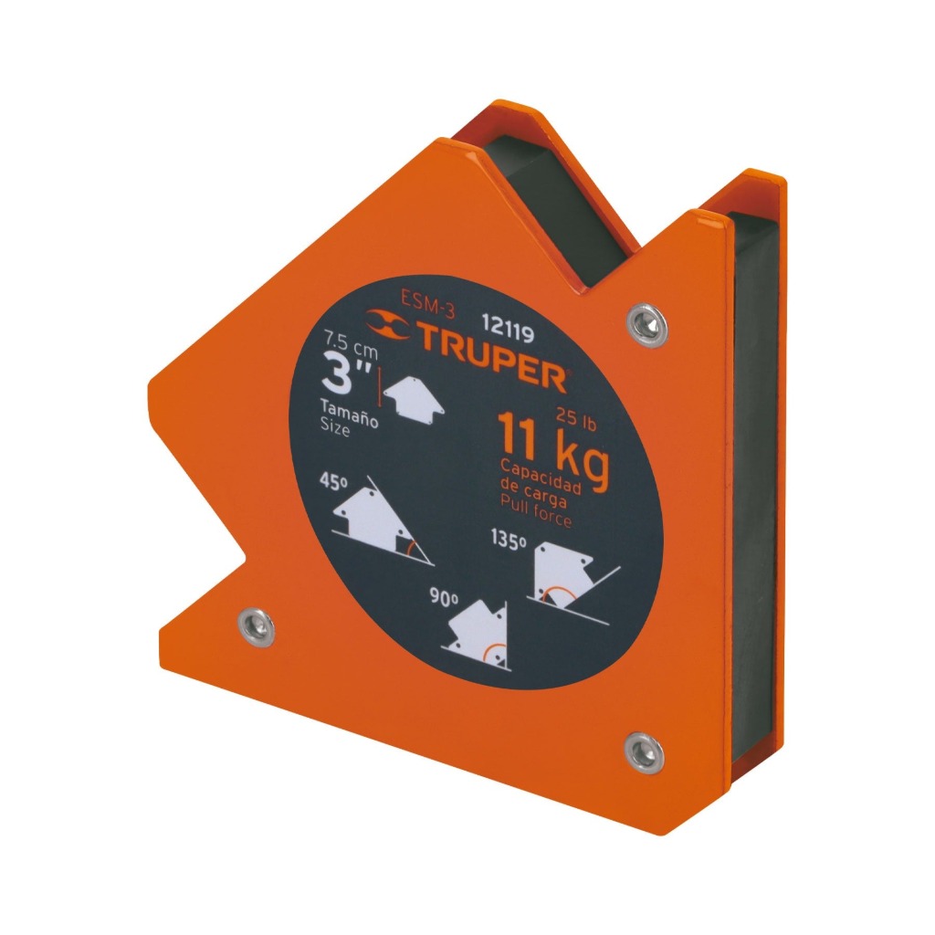 ESCUADRA MAGNÉTICA PARA SOLDAR DE 3', CARGA 11 KG, TRUPER 12119 - 1