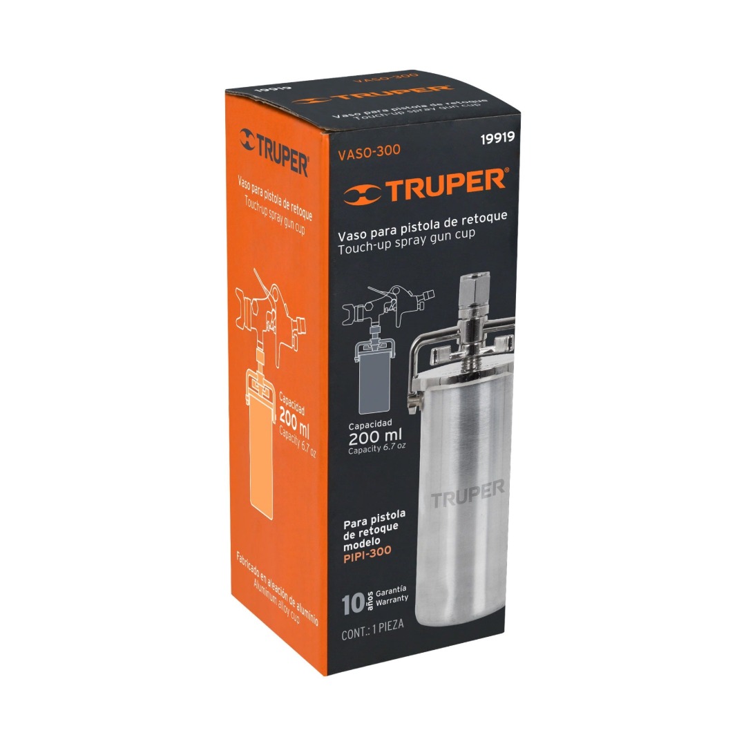 VASO DE ALUMINIO DE REPUESTO 1 L PARA PIPI-300 TRUPER 19919 - 3