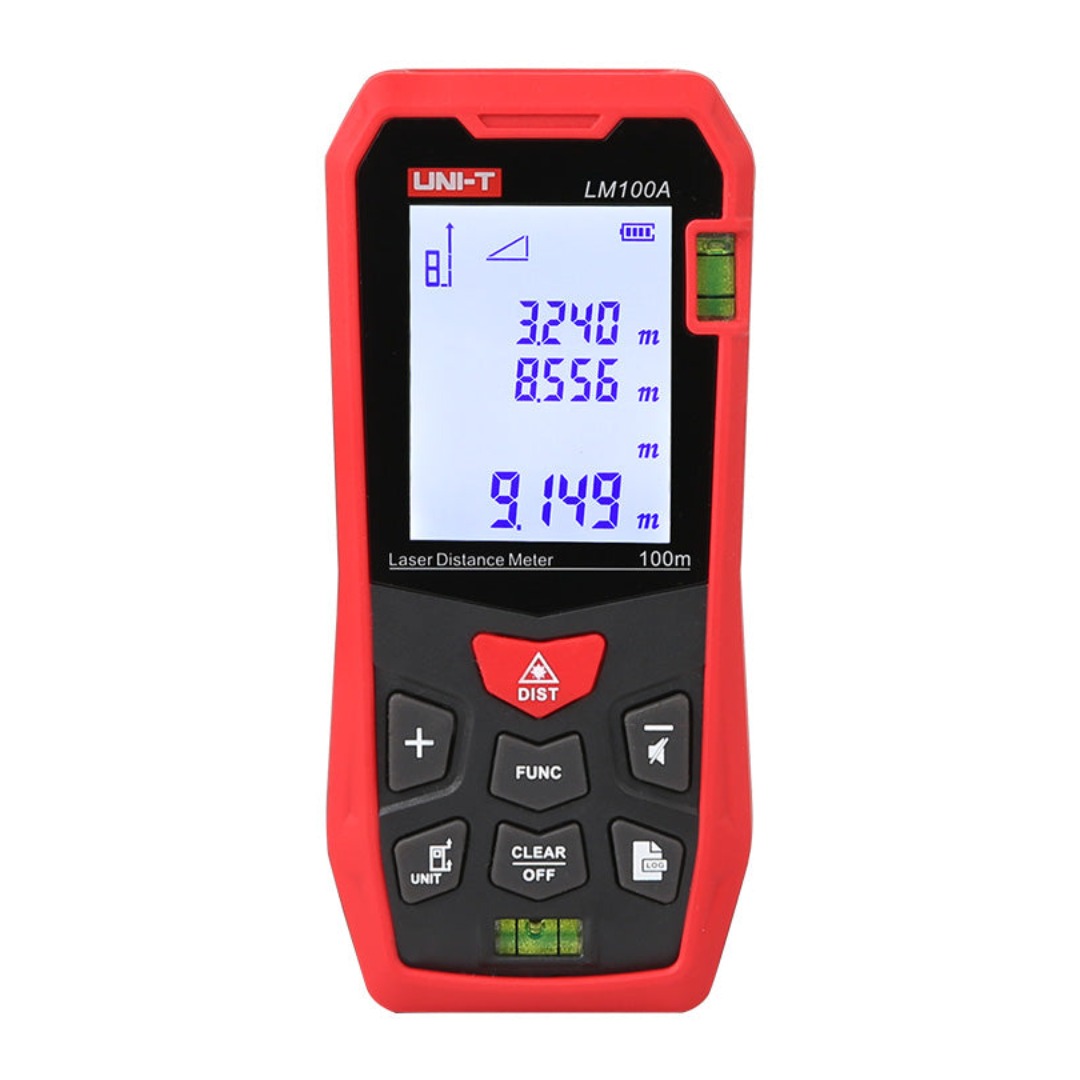 MEDIDOR DE DISTANCIA DIGITAL LÁSER 100 M UNIT UNI-T LM100A - 1