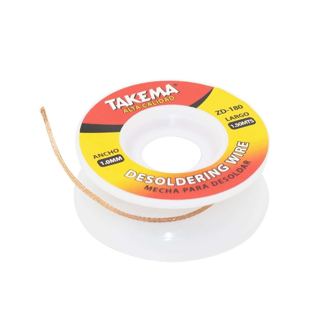 MALLA PARA DESOLDAR TAKEMA ZD-180-1.0MM - 2
