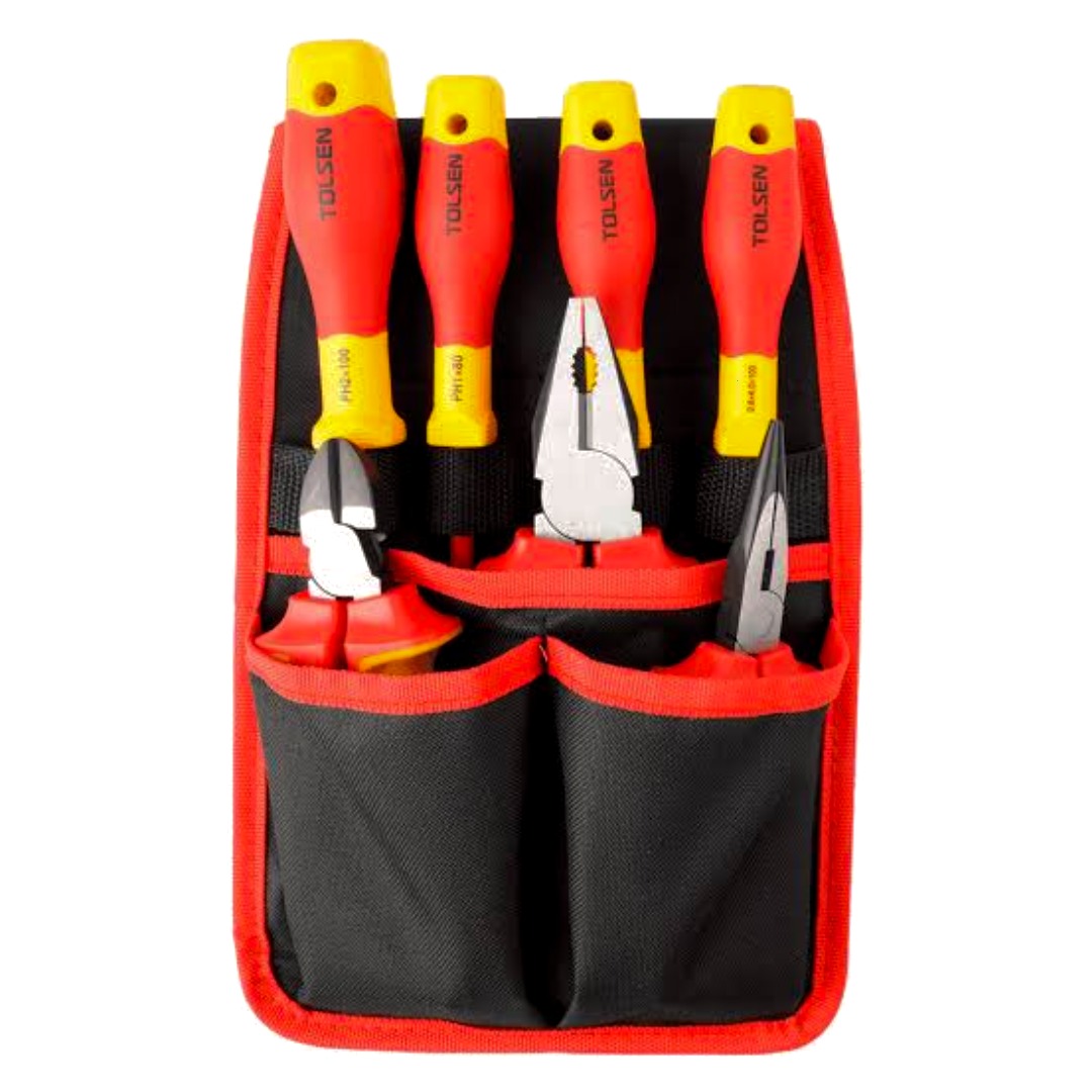 JUEGO DE HERRAMIENTAS AISLADAS 7 PIEZAS TOLSEN V80107 - 1