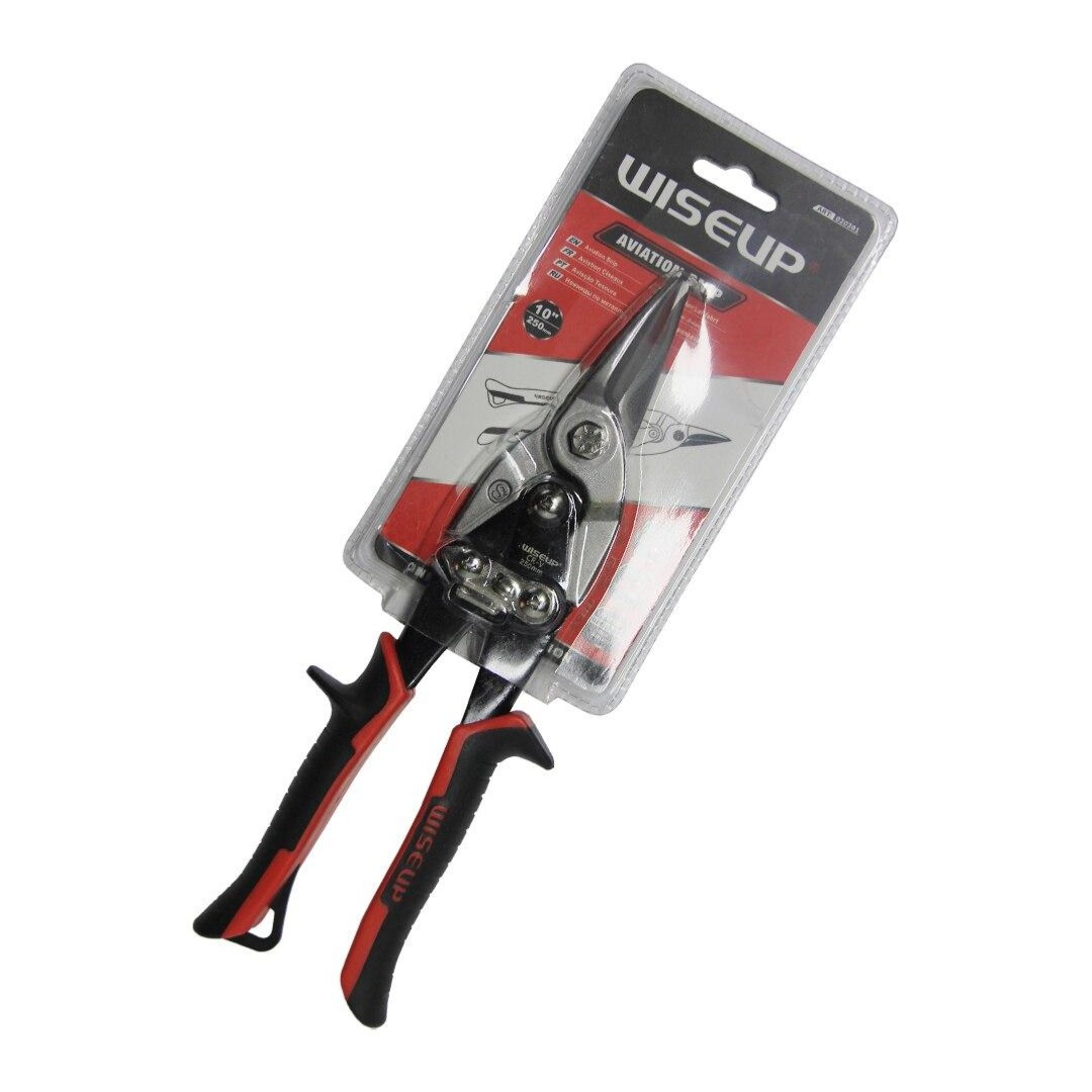 TIJERA DE AVIACIÓN PARA CORTE IZQUIERDO 10' (250 MM) WISEUP 020301 - 1