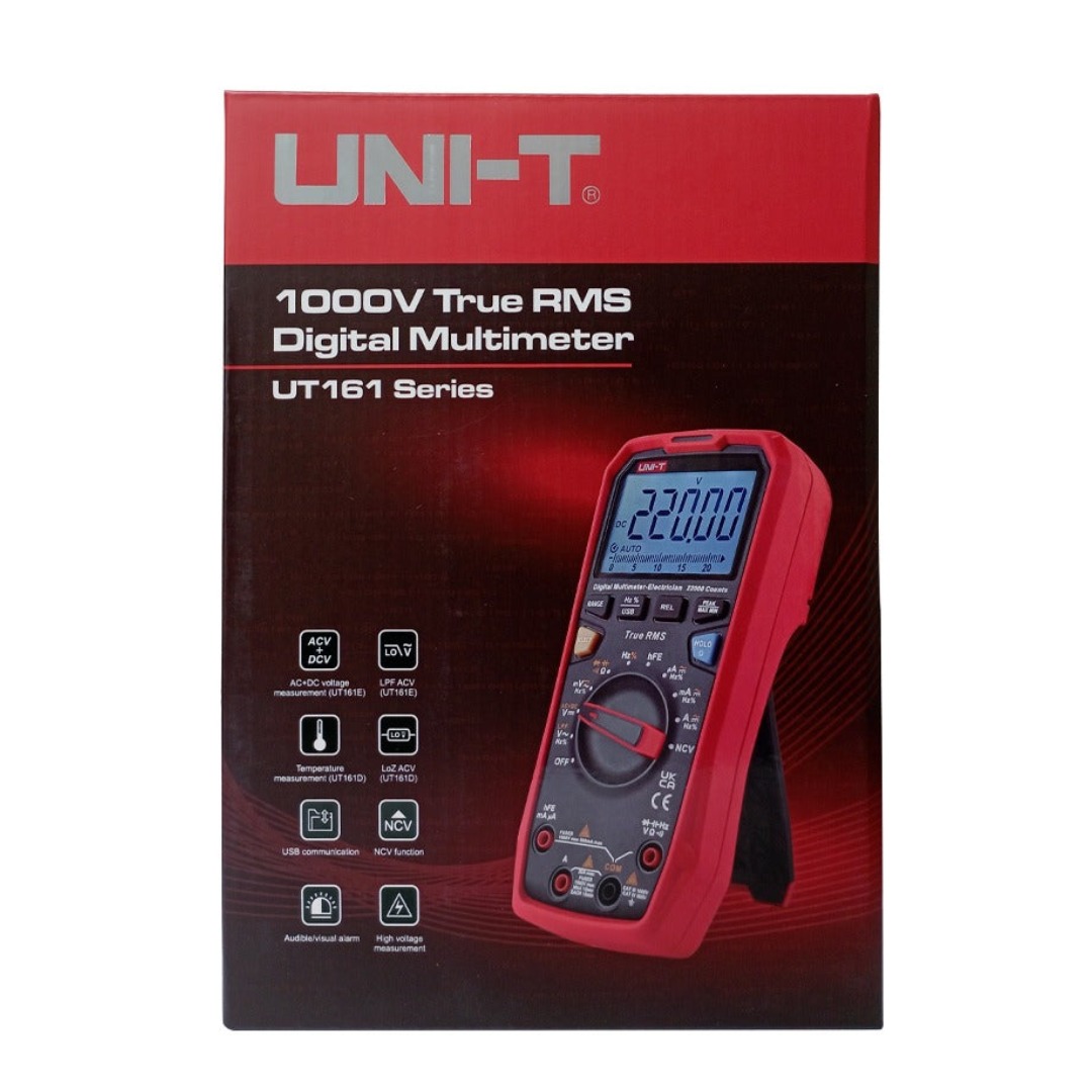 MULTÍMETRO DIGITAL TRUE RMS 1000V AC/DC UNI-T UT-161B - 3