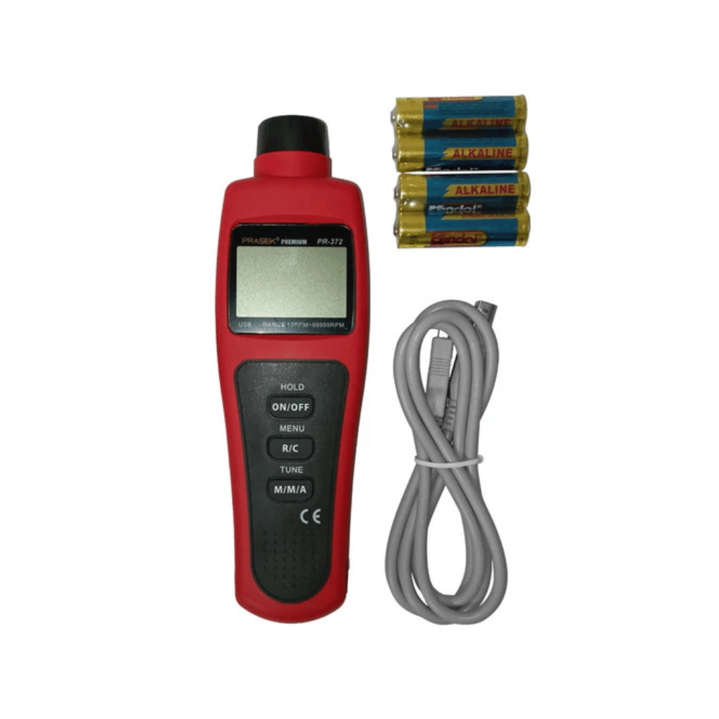 TACÓMETRO DIGITAL LÁSER SIN CONTACTO PRASEK PR-372 - 2