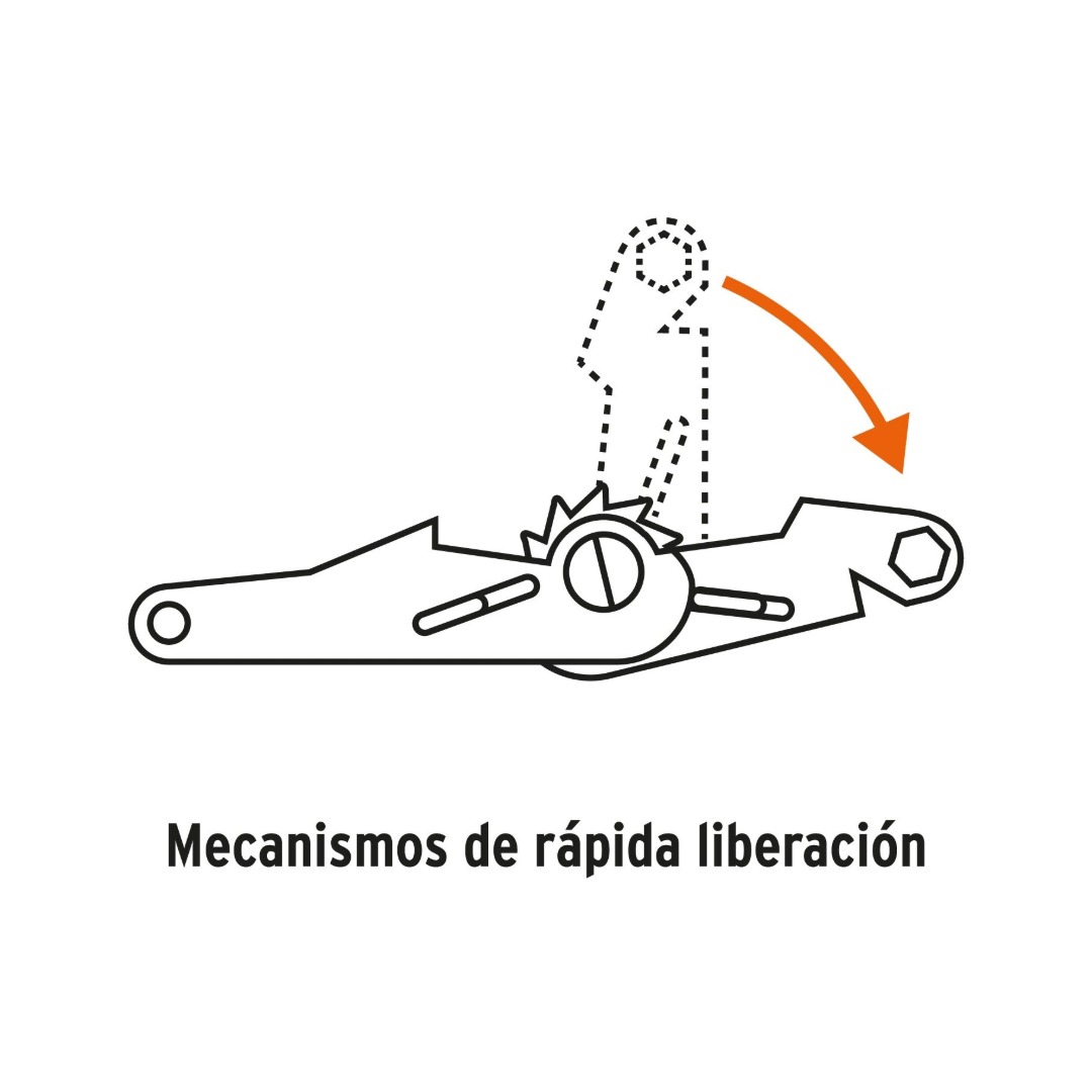 JUEGO DE 2 SUJETADORES CON MATRACA CARGA MÁXIMA 1500 KG TRUPER 101831 - 4