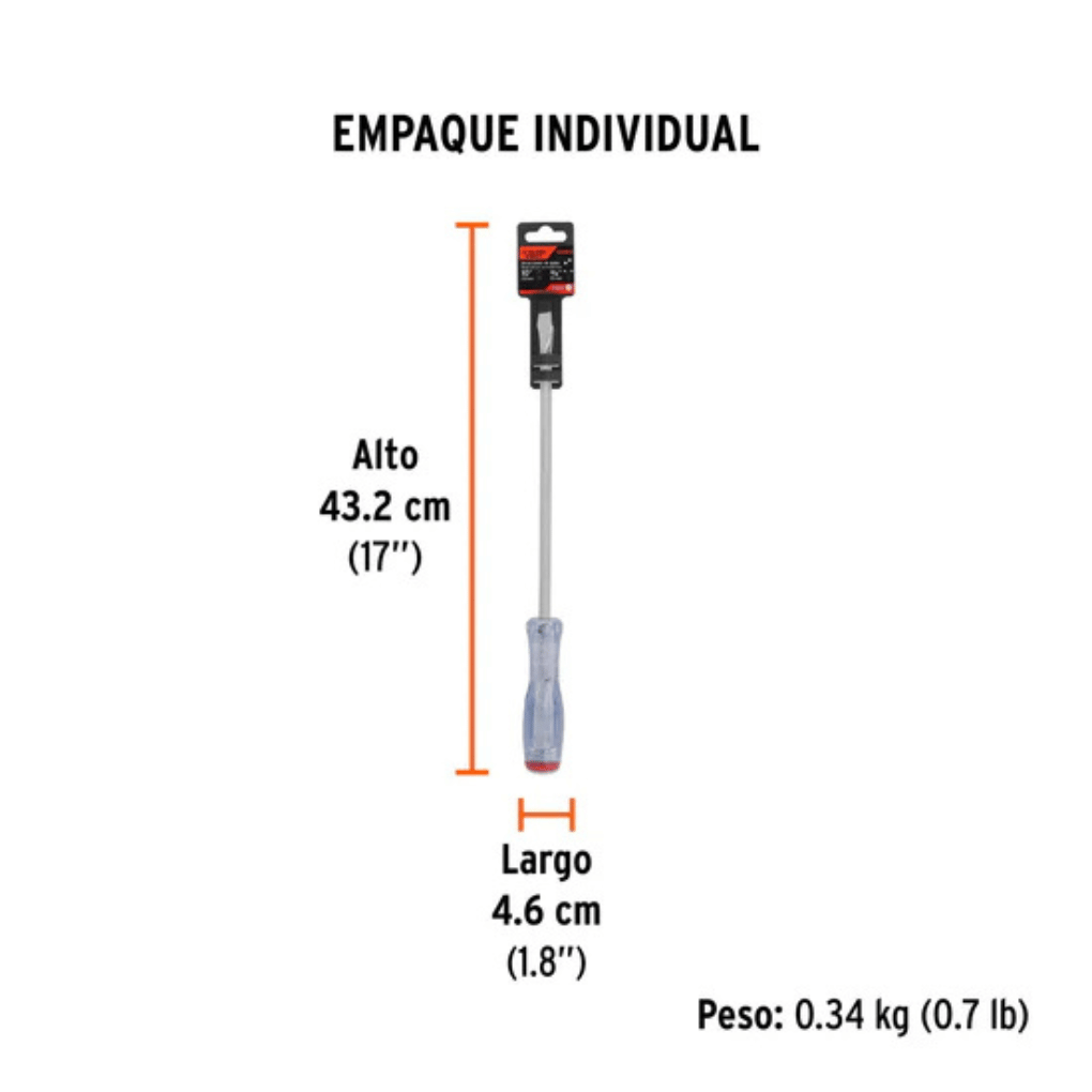 DESARMADOR PLANO DE GOLPE 3/8' X 10' TRUPER 100813 - 2