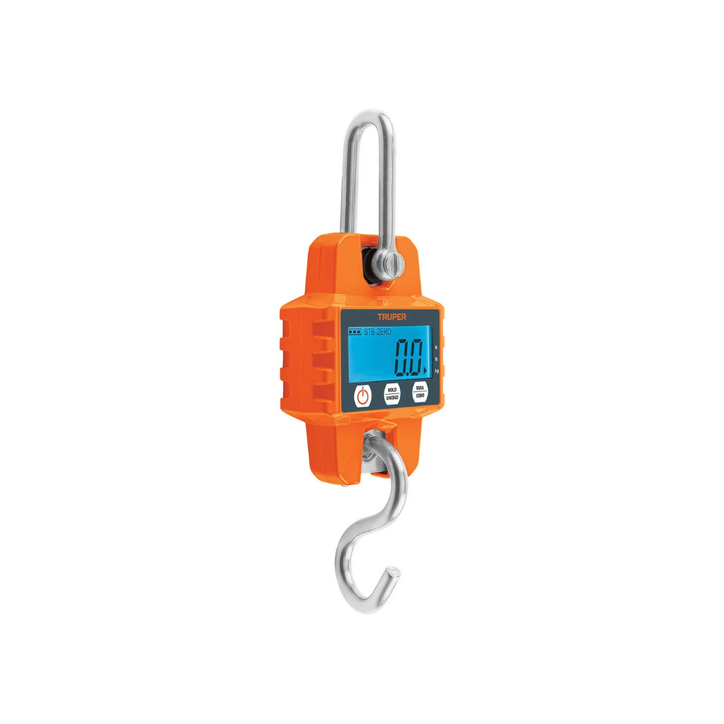 BÁSCULA ELECTRÓNICA COLGANTE DE PILAS 300 KG TRUPER 100788 - 1