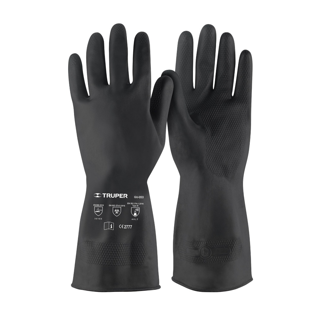 GUANTES DE LÁTEX PARA PINTOR, TALLA M, TRUPER 14266 - 1
