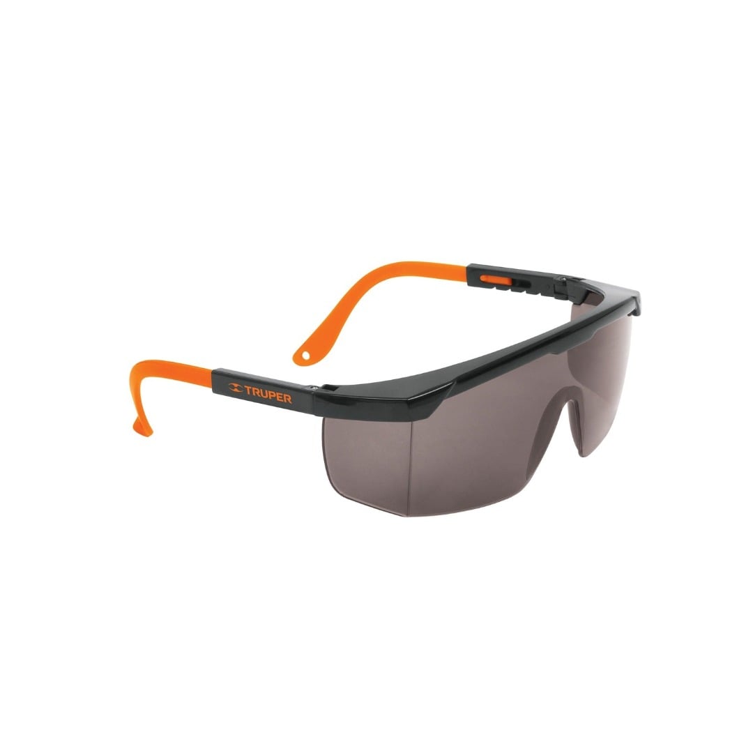 LENTES DE SEGURIDAD AJUSTABLES GRISES, TRUPER 14213 - 1