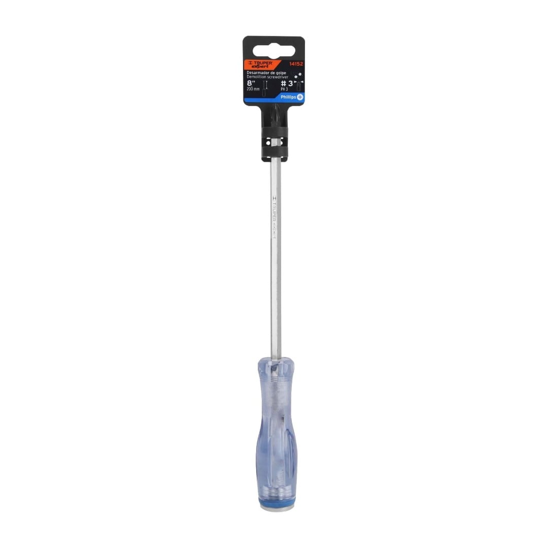 DESARMADOR DE CRUZ DE GOLPE 5/16' X 8', TRUPER 14152 - 4