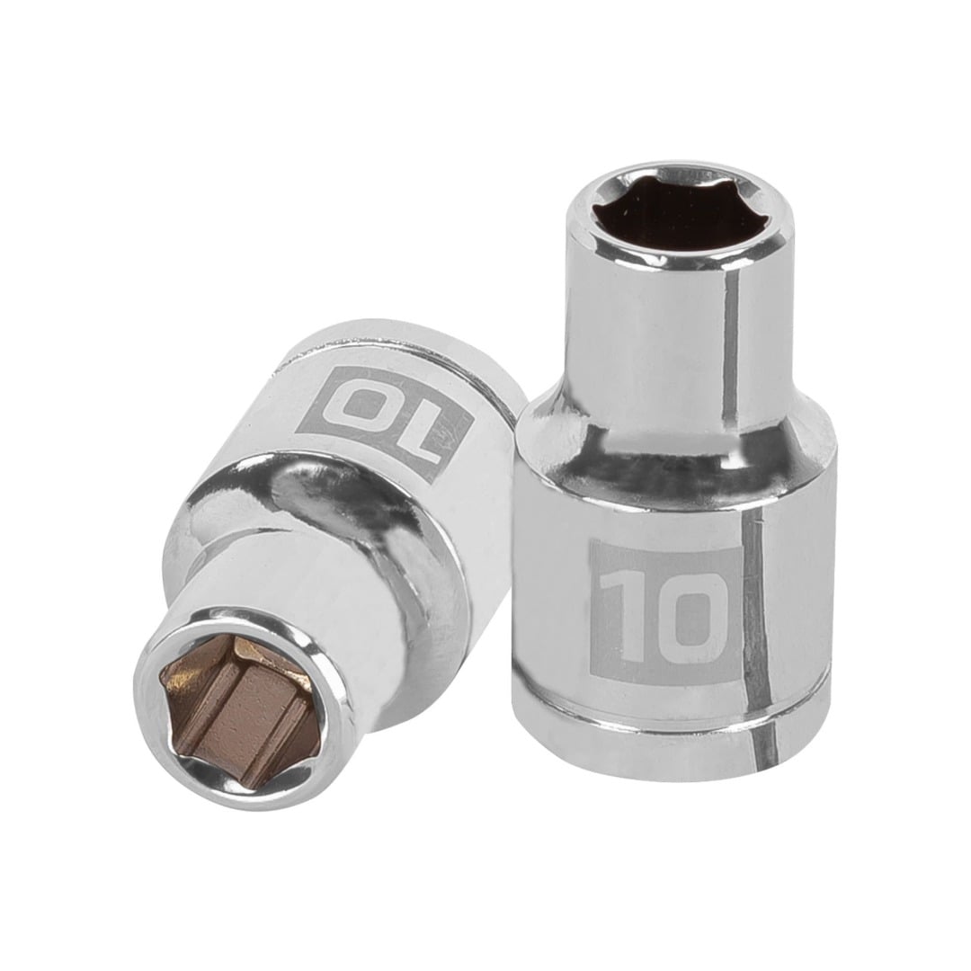 DADO DE 10 MM, 6 PUNTAS, CUADRO DE 1/2', TRUPER 13260 - 1