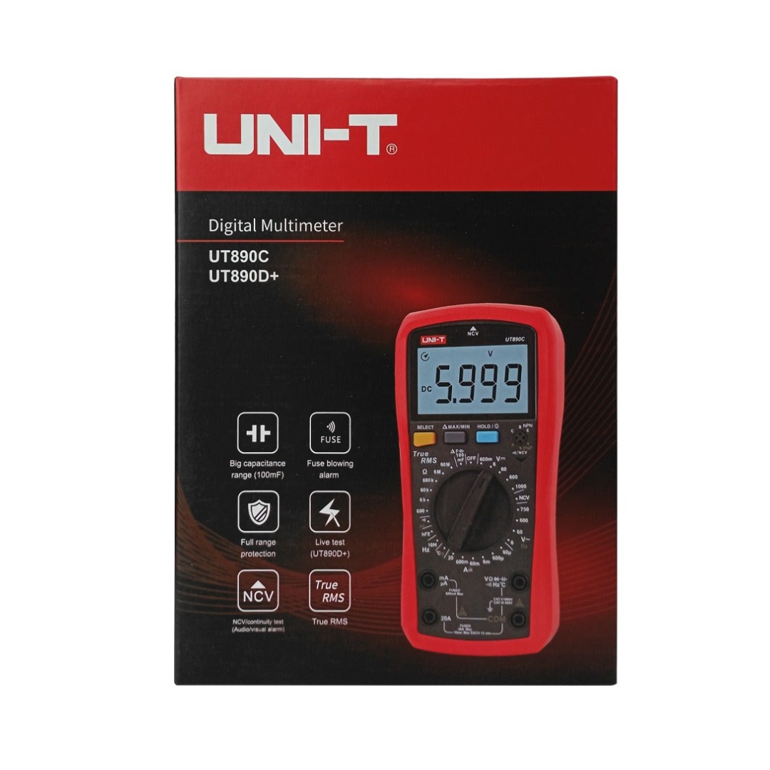 MULTÍMETRO DIGITAL TRUE RMS-NCV CON TEMPERATURA UT890C, UNI-T - 7