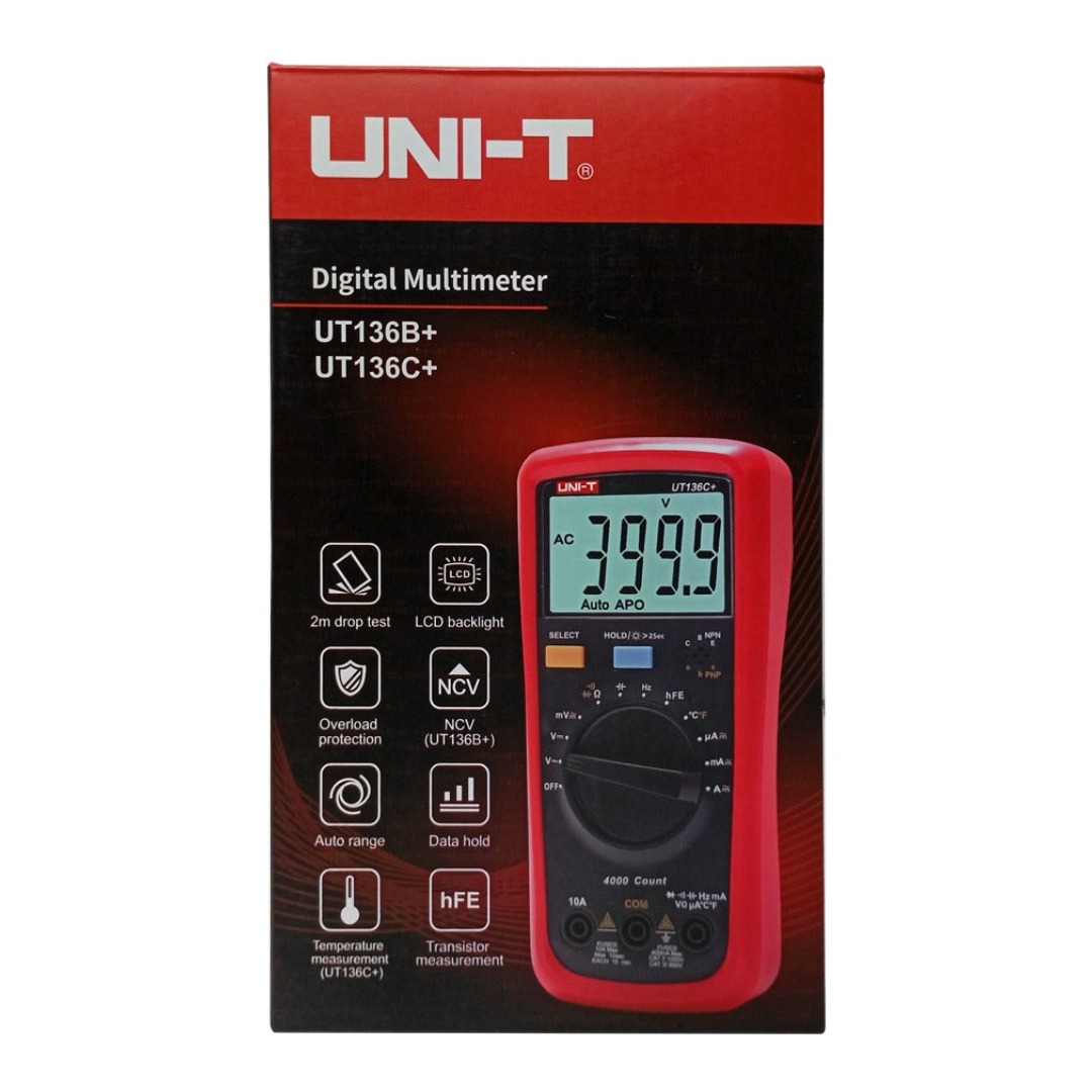 MULTÍMETRO DIGITAL CON TEMPERATURA UT-136B+, UNI-T - 5