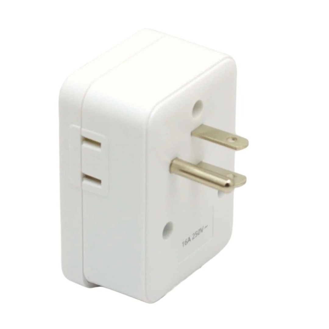 ADAPTADOR MÚLTIPLE PLANO + TIERRA + USB + TIPO C OP-325A, OPALUX - 2