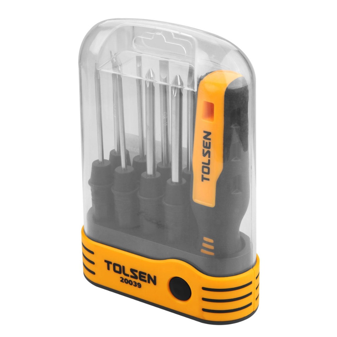 DESTORNILLADOR INTERCAMBIABLE 8 EN 1, TOLSEN 20039 - 3