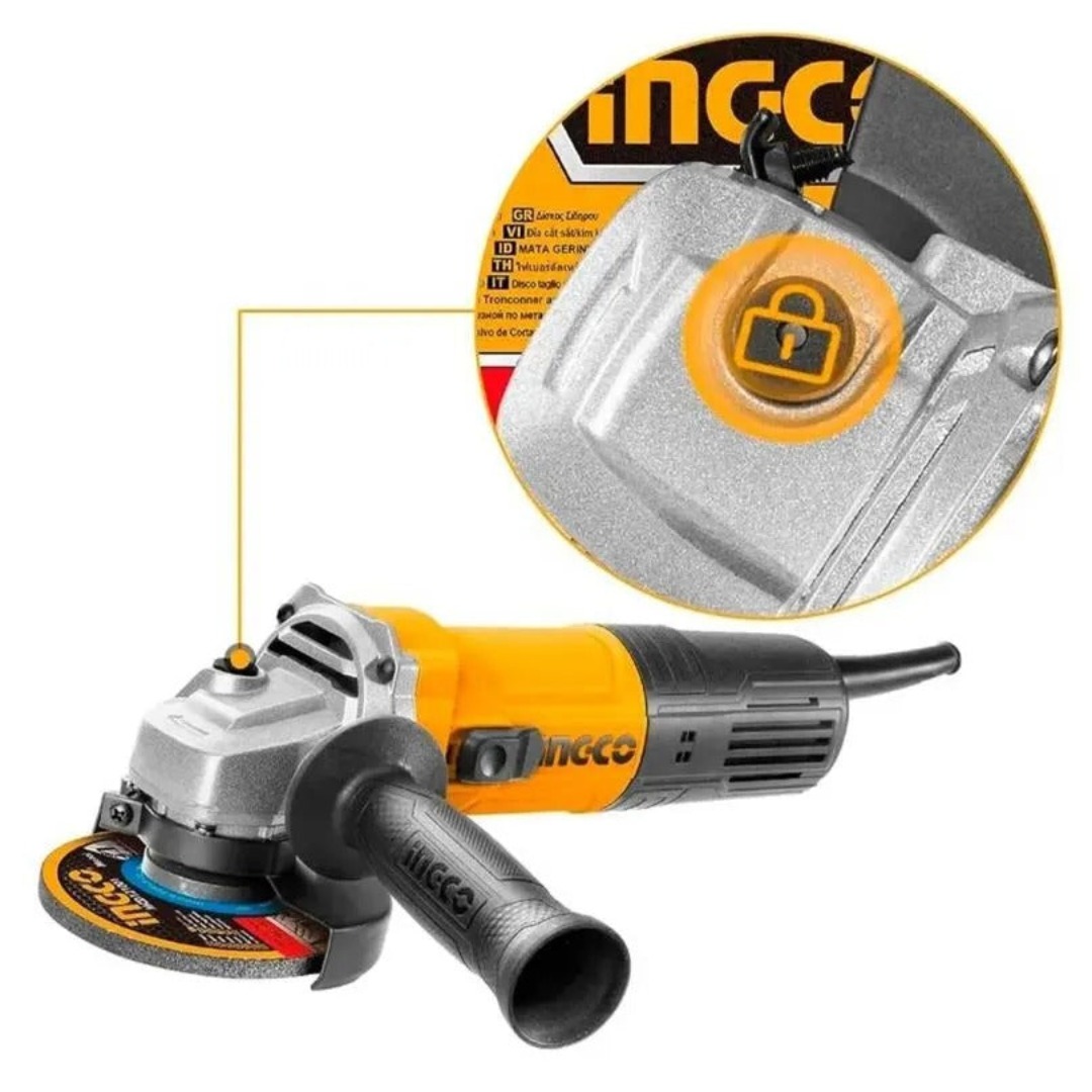 AMOLADORA ANGULAR 710W 4 1/2' (115 MM), INGCO AG7118 - 3