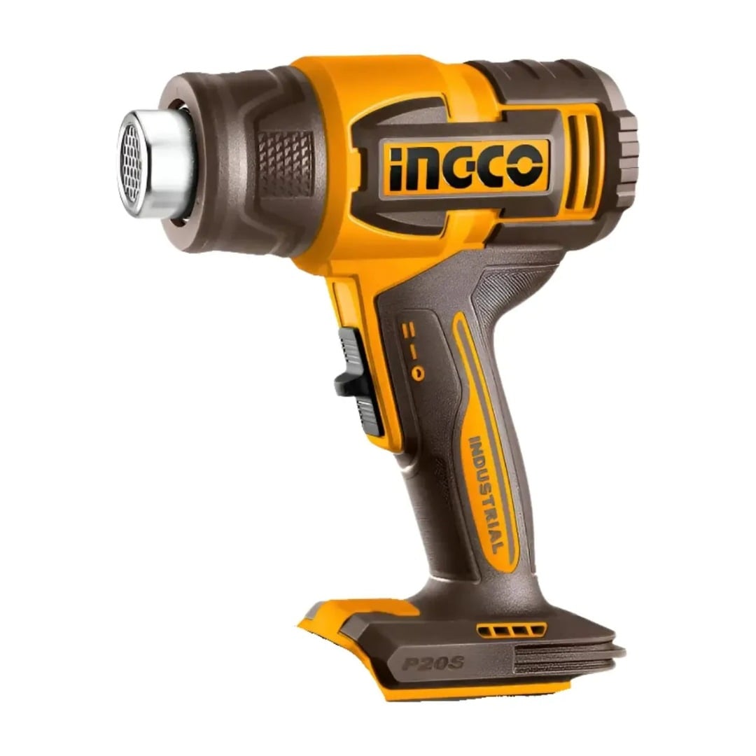 PISTOLA DE CALOR INALÁMBRICA 20V CON BATERÍA 4.0 AH Y CARGADOR, INGCO HGLI20065 - 1
