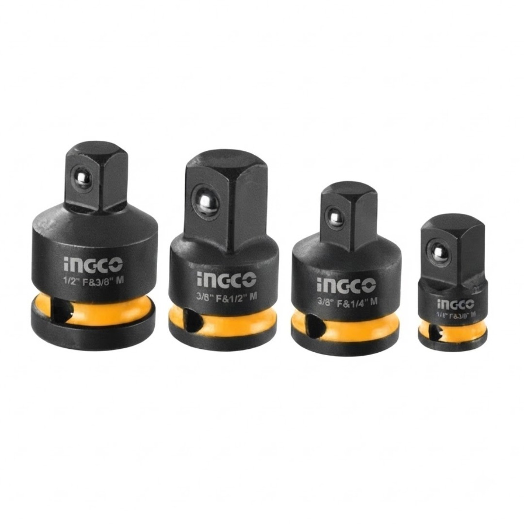 JUEGO DE 4 ADAPTADORES DE DADOS, INGCO HKISAD12438 - 1