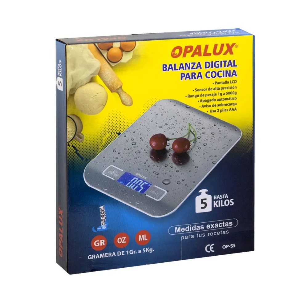 BALANZA DIGITAL PARA COCINA OPALUX OP-S5 - 3