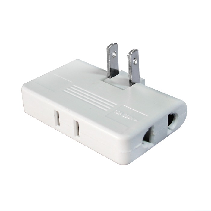 ADAPTADOR ENCHUFE TRIPLE GIRATORIO 10A, OPALUX XD-608-FW - 1