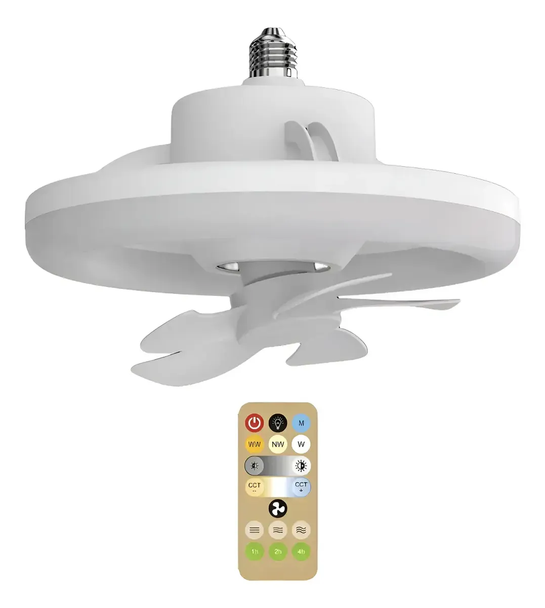 VENTILADOR MULTIFUNCIONAL CON LUZ LED 48W, OPALUX OP-LF48W-CCT - 1
