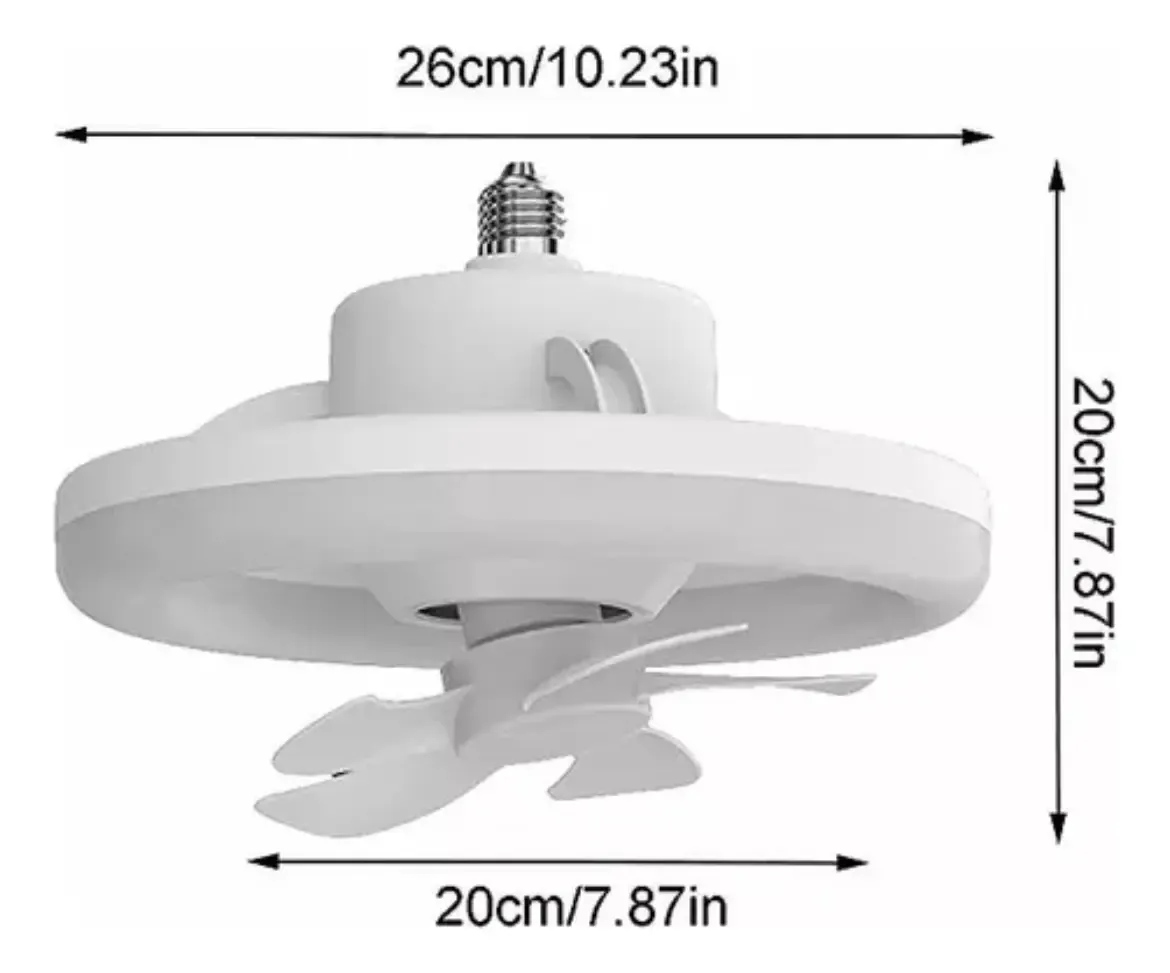 VENTILADOR MULTIFUNCIONAL CON LUZ LED 48W, OPALUX OP-LF48W-CCT - 3