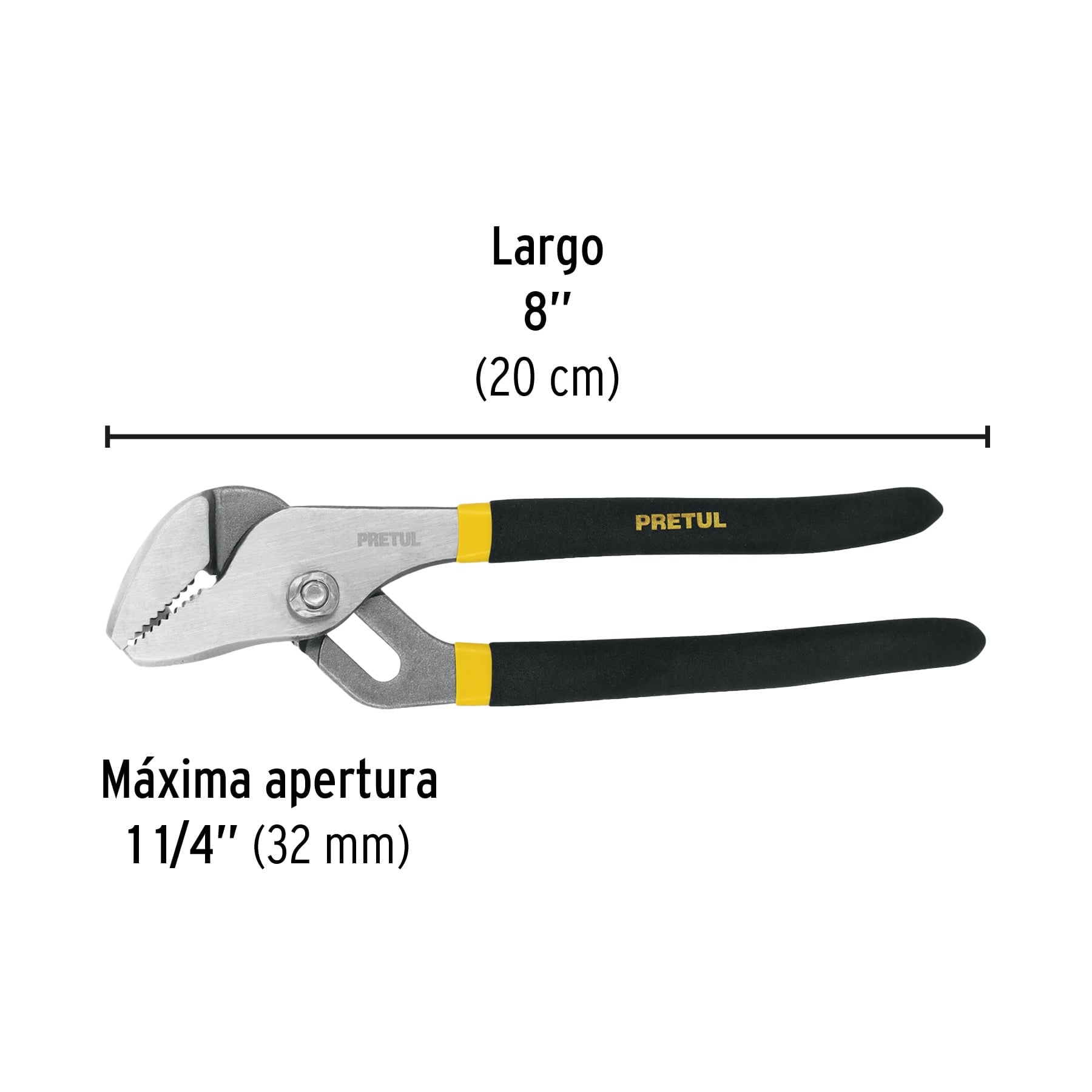 PINZA DE EXTENSIÓN 8' MANGO DE PVC, PRETUL 28161 - 3