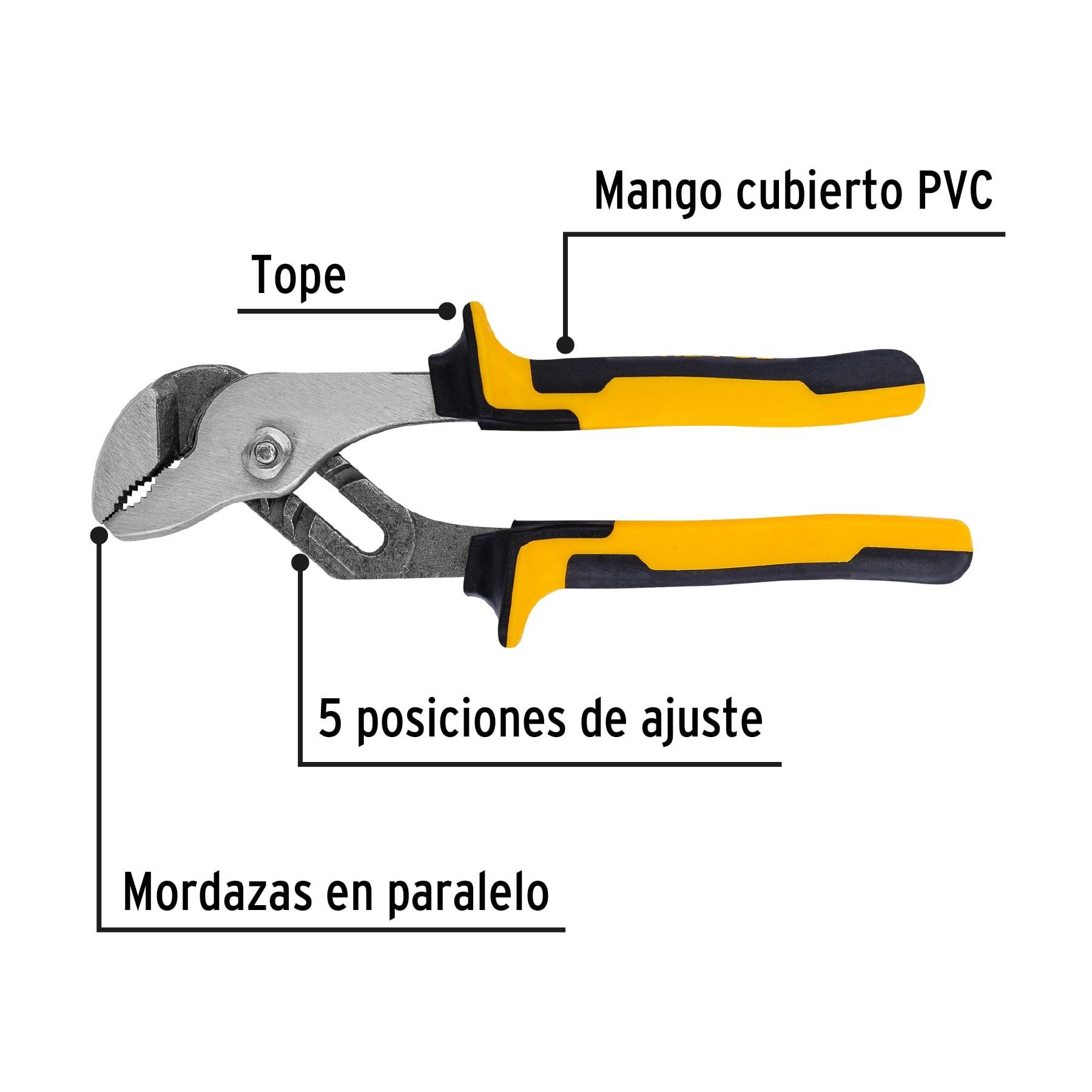 PINZA DE EXTENSIÓN 8' MANGO COMFORT GRIP, PRETUL 27157 - 2