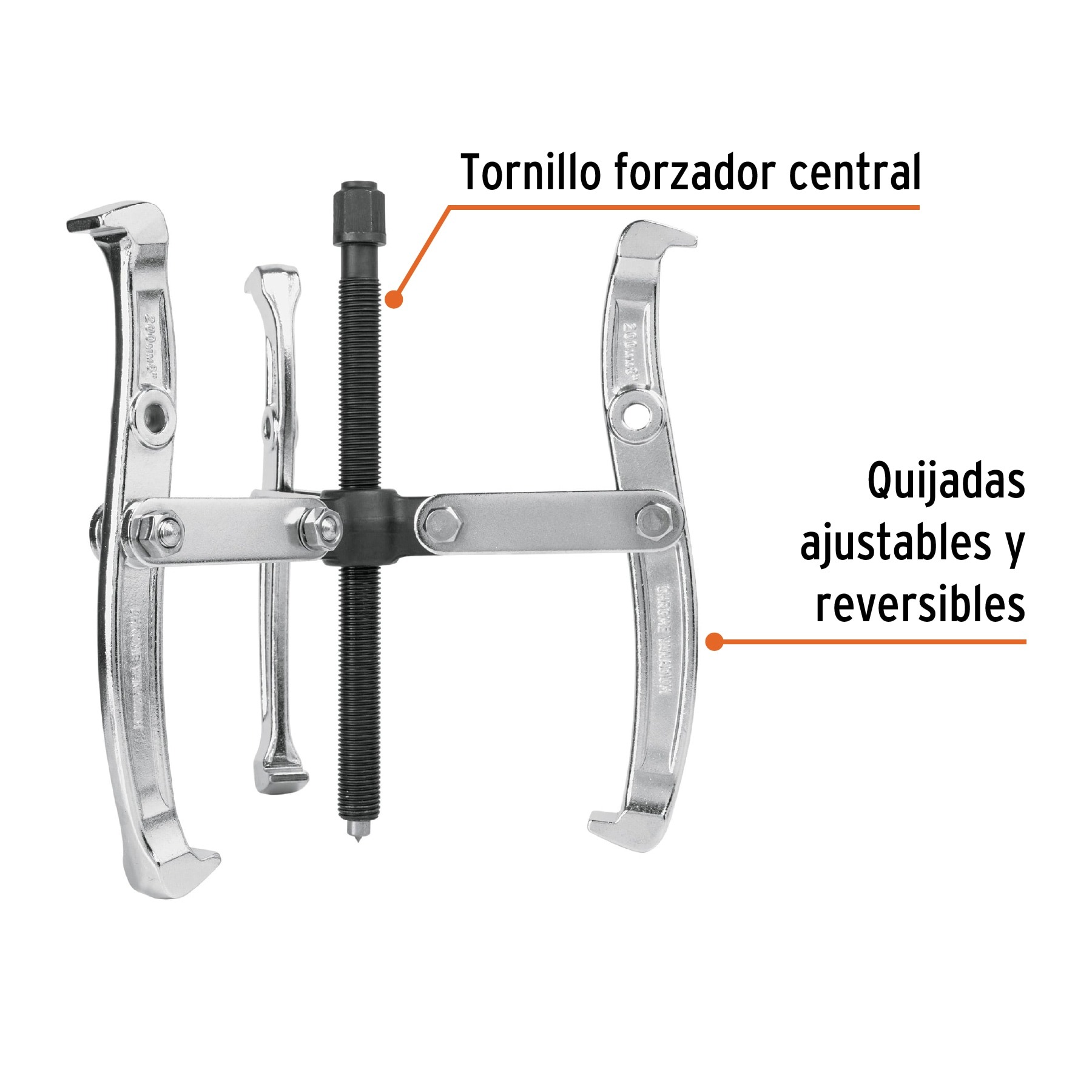 EXTRACTOR DE POLEAS 3 QUIJADAS 6', TRUPER 14506 - 2
