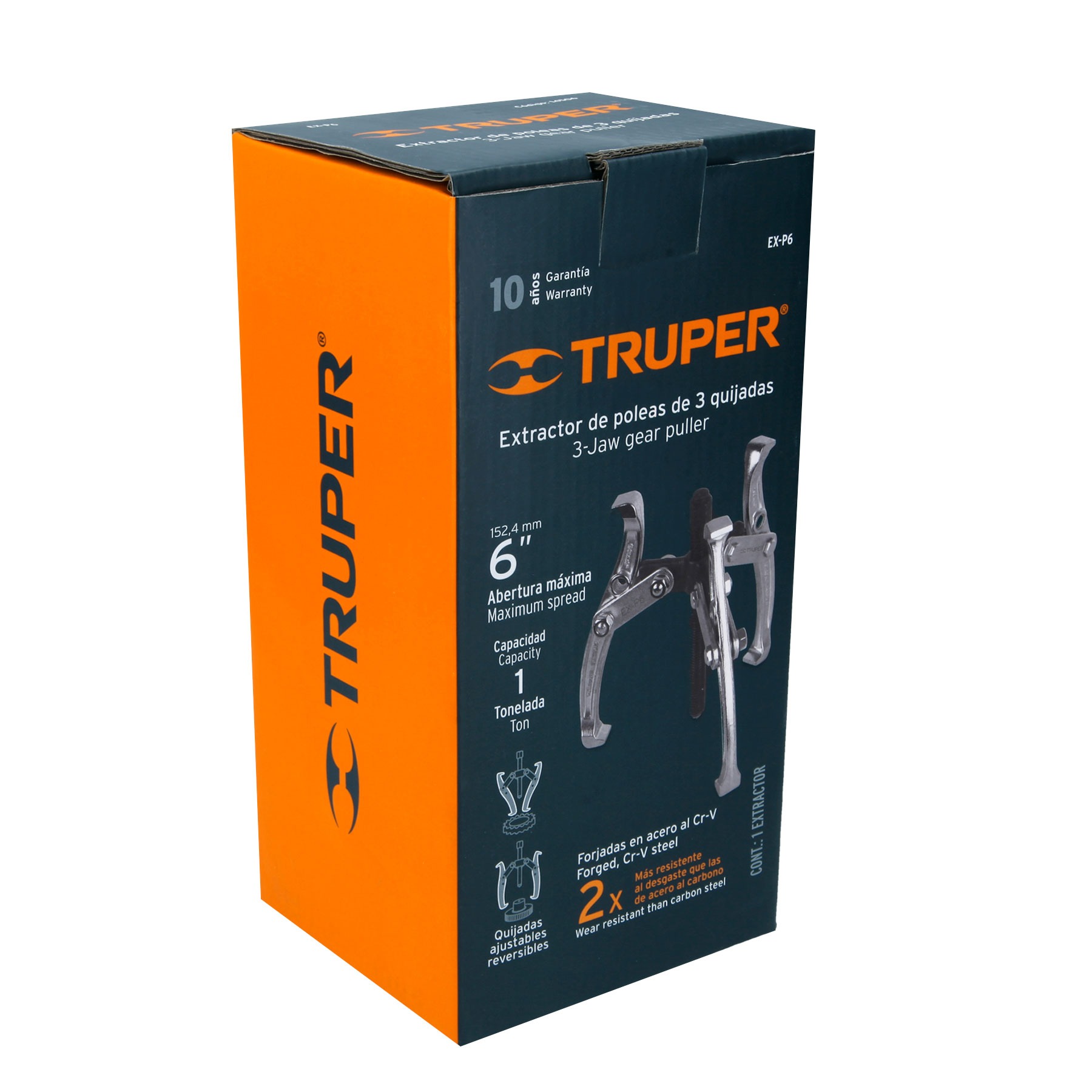 EXTRACTOR DE POLEAS 3 QUIJADAS 6', TRUPER 14506 - 5