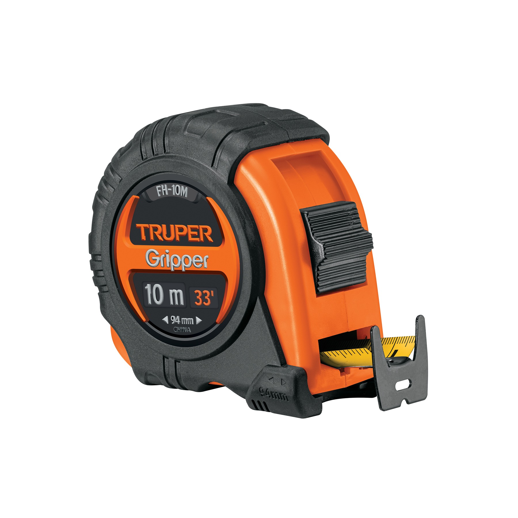 FLEXÓMETRO GRIPPER CONTRA IMPACTOS 10 M CINTA 32 MM, TRUPER 14582 - 1
