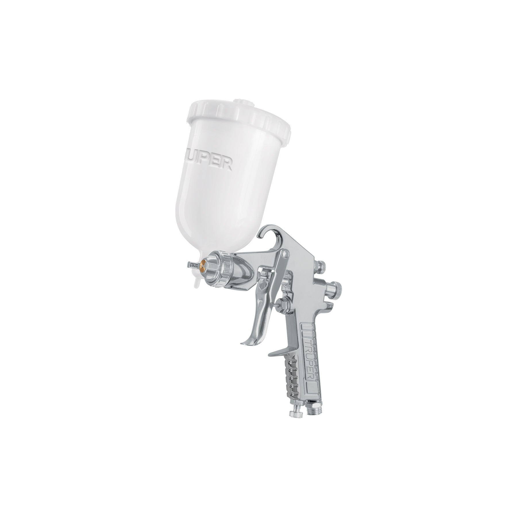 PISTOLA PARA PINTAR LVMP VASO PLÁSTICO 1.7 MM, TRUPER 101856 - 1