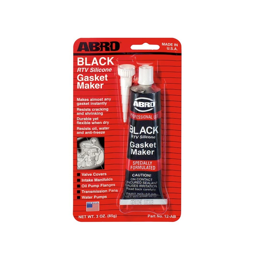 SILICONA AUTOMOTRIZ NEGRA ALTA TEMPERATURA ABRO 12-AB (USA) 3 OZ - 1