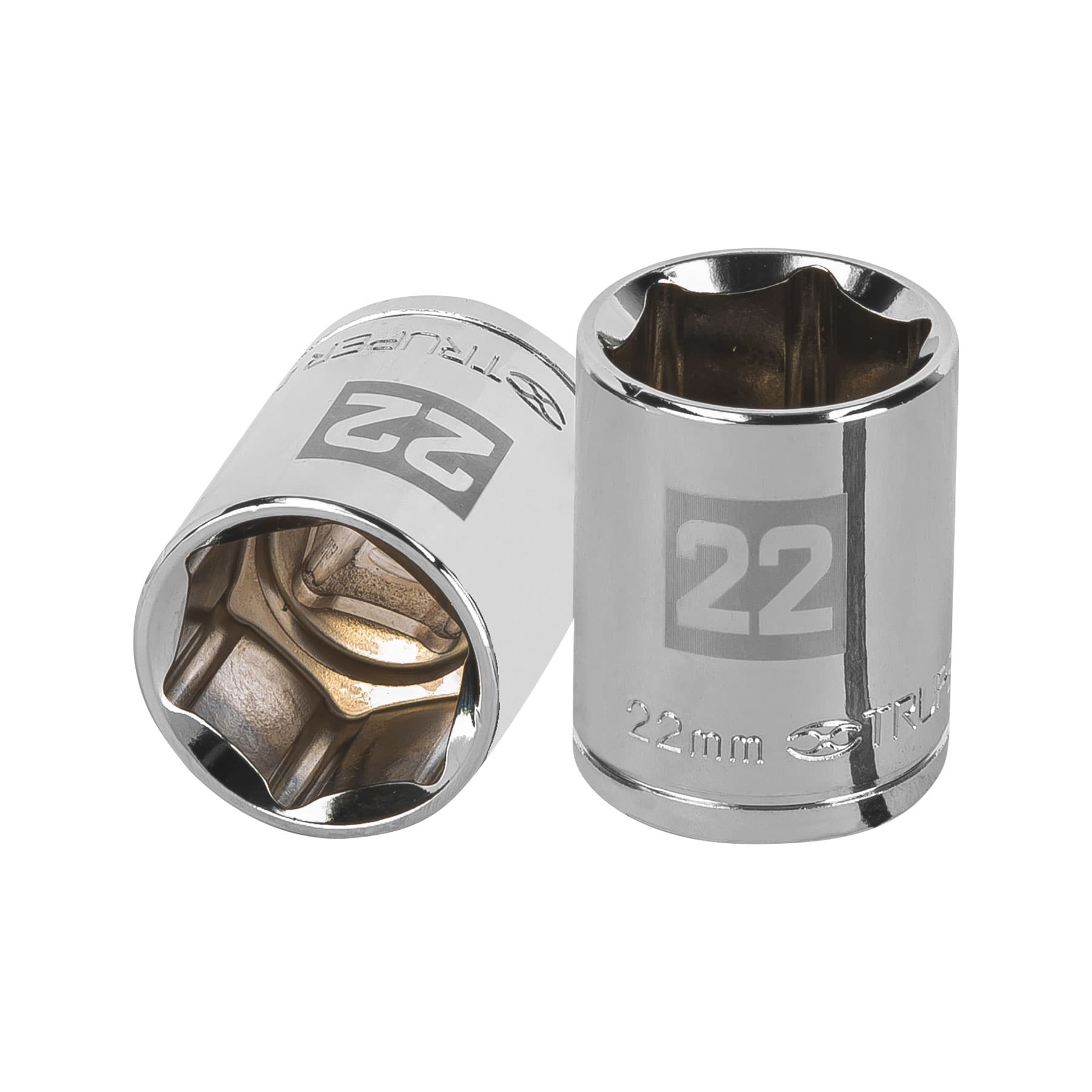 DADO DE 22 MM, 6 PUNTAS, CUADRO 1/2', TRUPER 13272 - 1