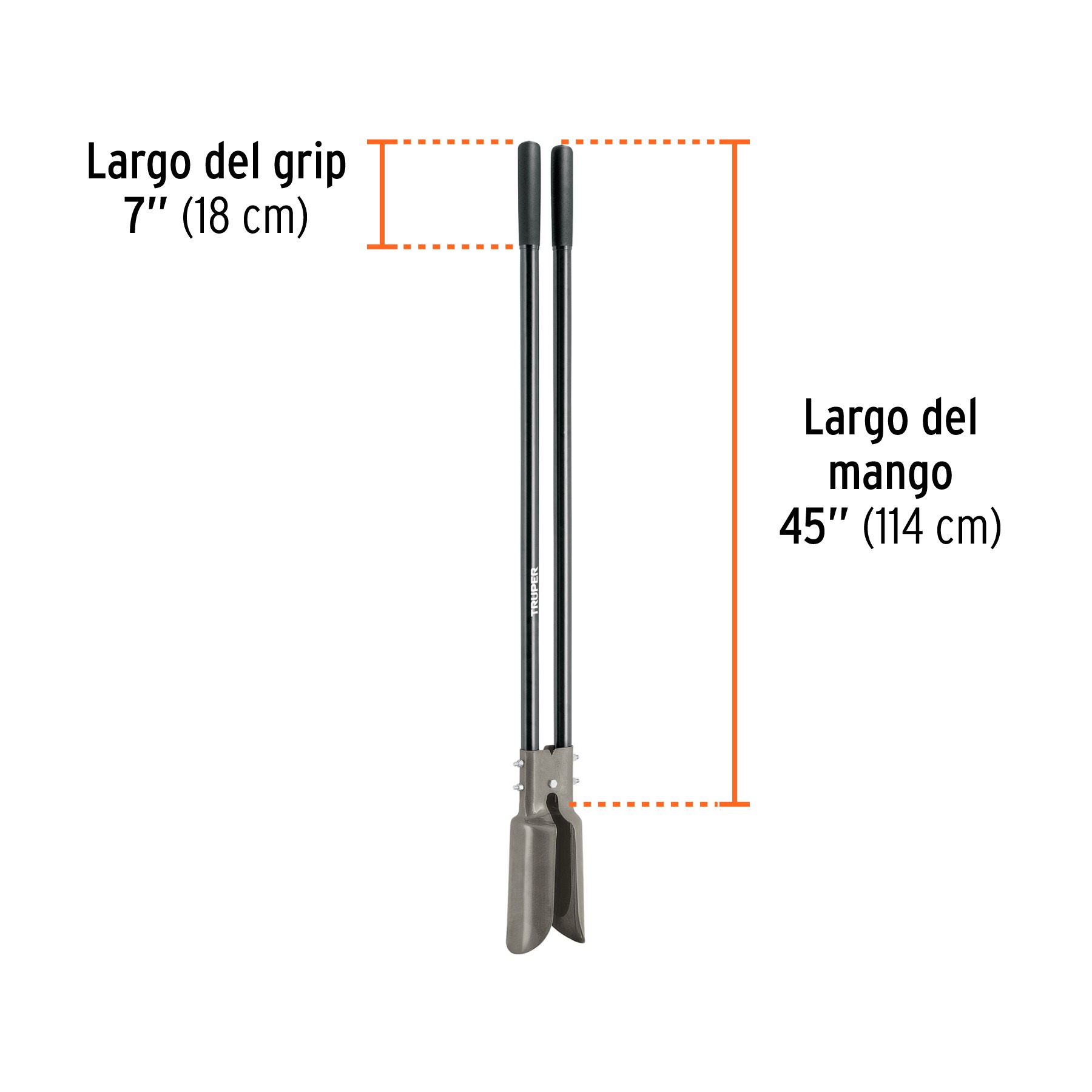 CAVADOR CON MANGOS DE ACERO 45', TRUPER 11131 - 3