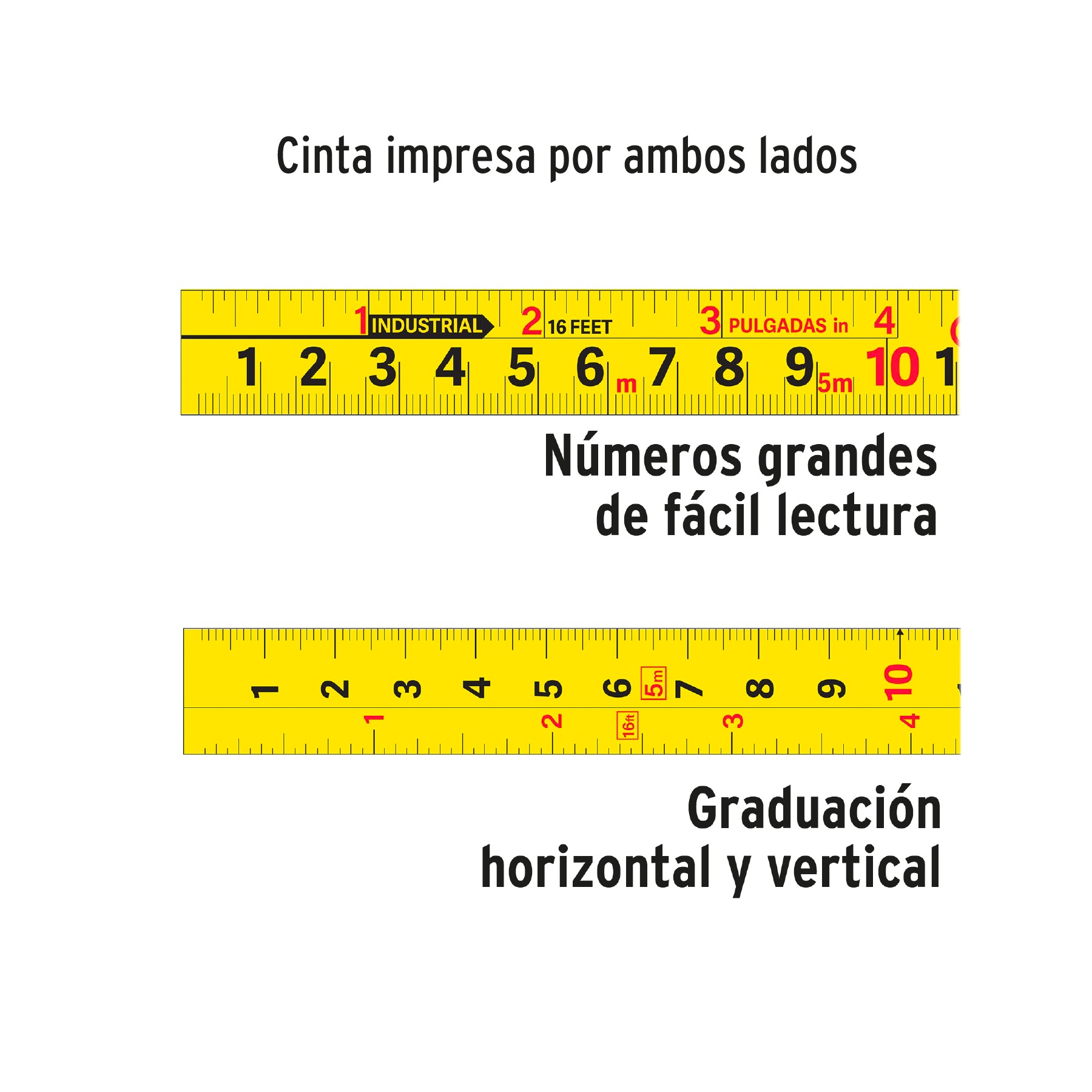 FLEXÓMETRO AUTO-LOCK CONTRA IMPACTOS 8 M CINTA 25 MM, TRUPER - 3