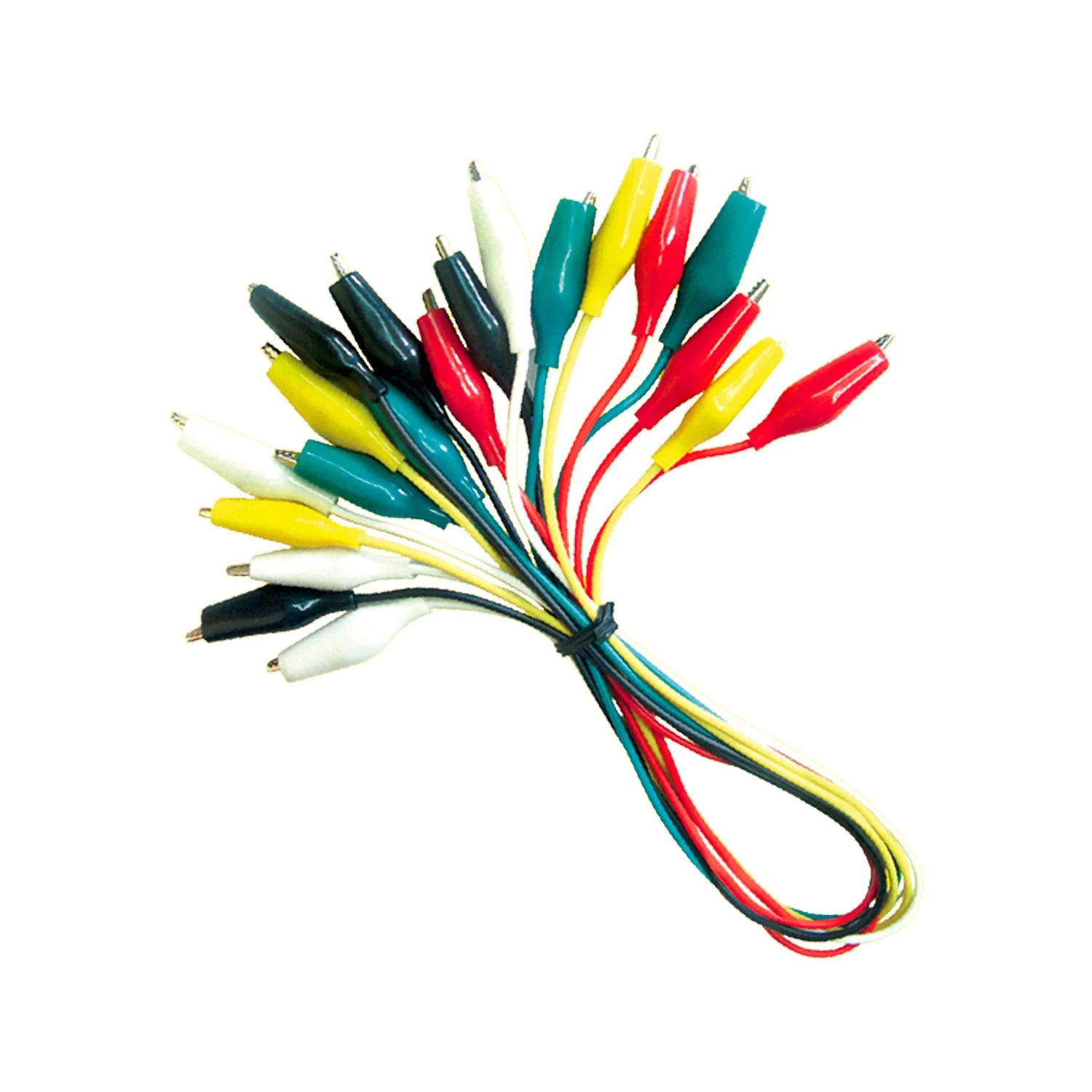 SET DE 10 CABLES CON COCODRILOS NB-413 - 1