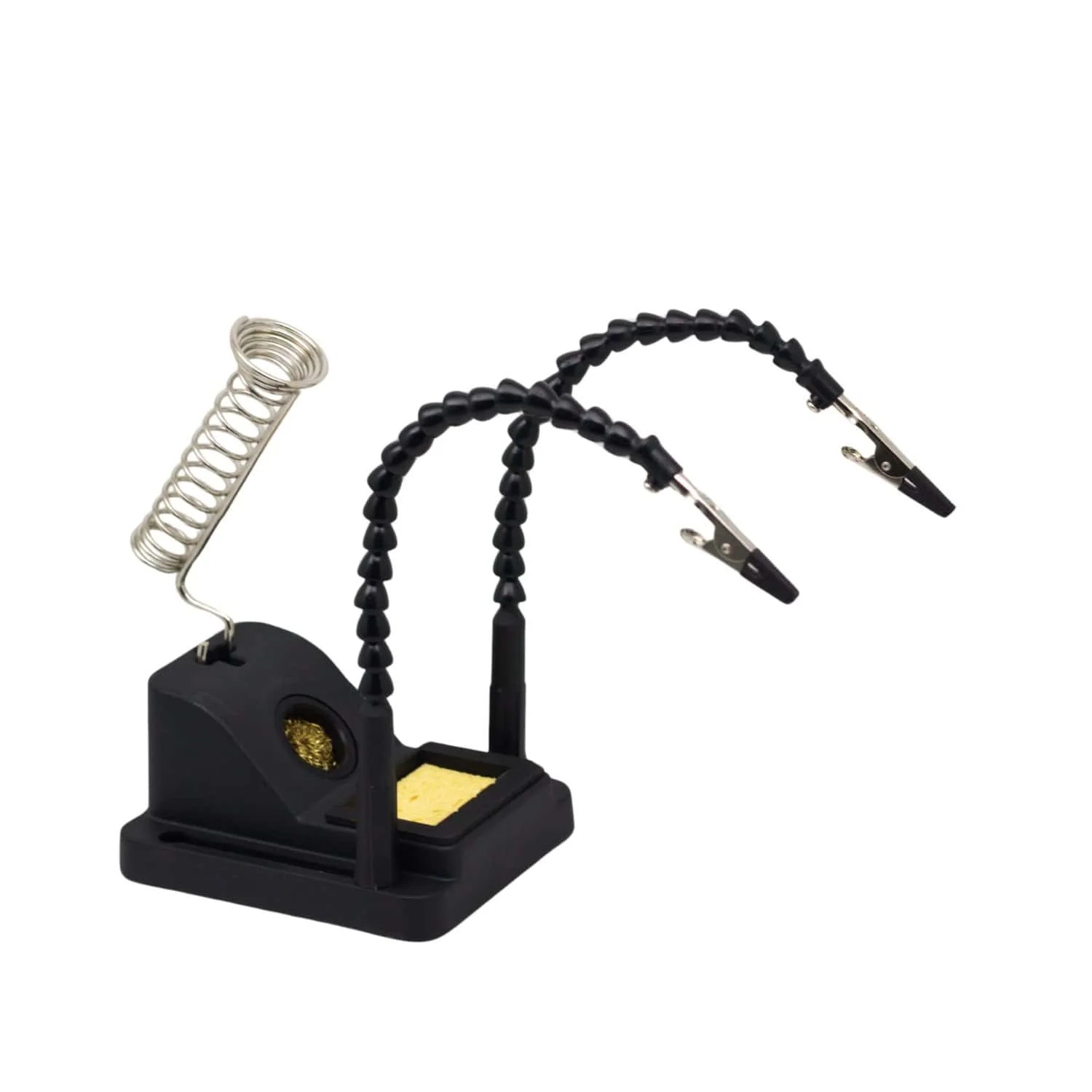 SOPORTE PARA SOLDAR 3 EN 1 CON ESPONJA Y LIMPIADOR DE PUNTAS TAKEMA ZD-11Q - 1
