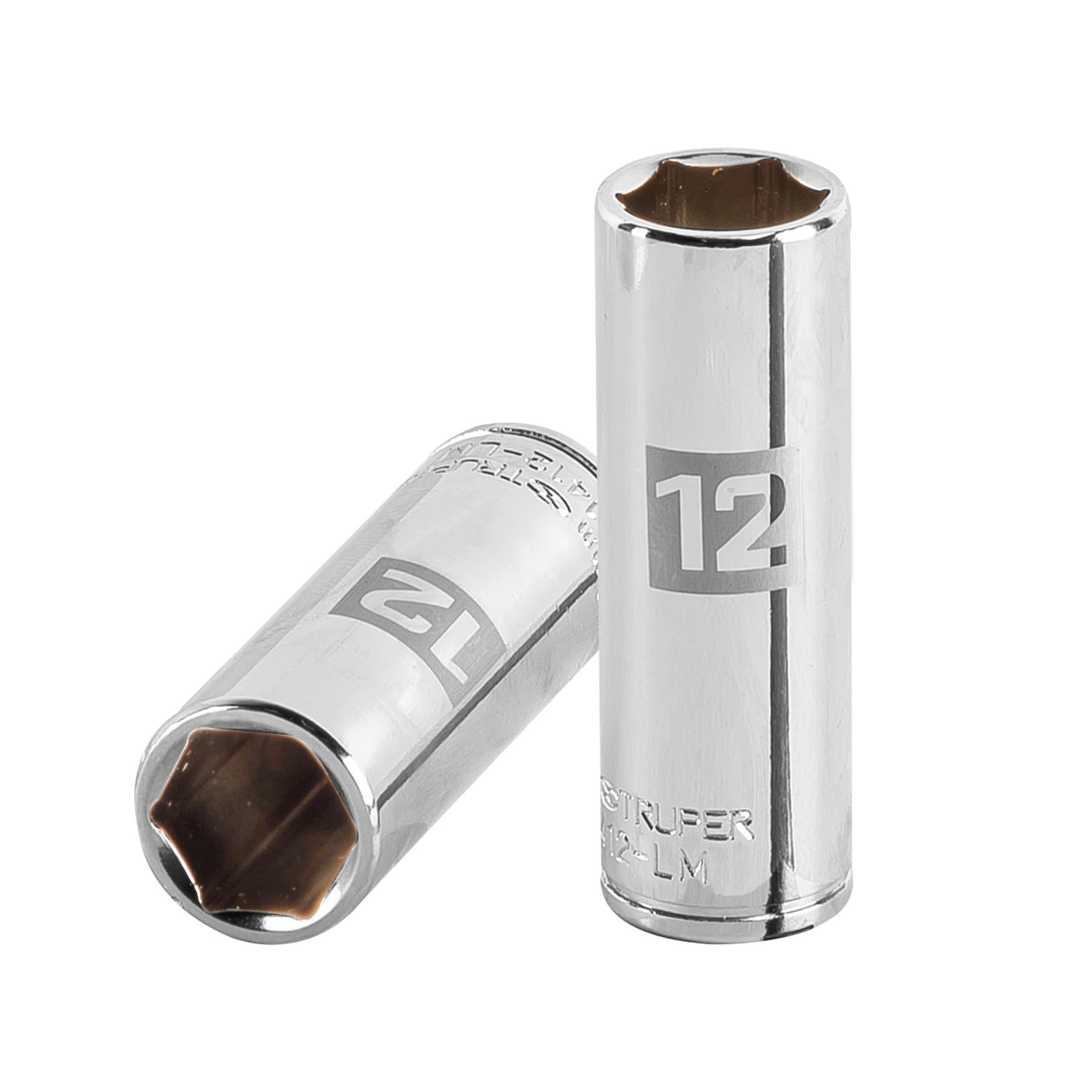 DADO LARGO DE 12 MM, 6 PUNTAS, CUADRO 1/4' TRUPER - 13206 - 1