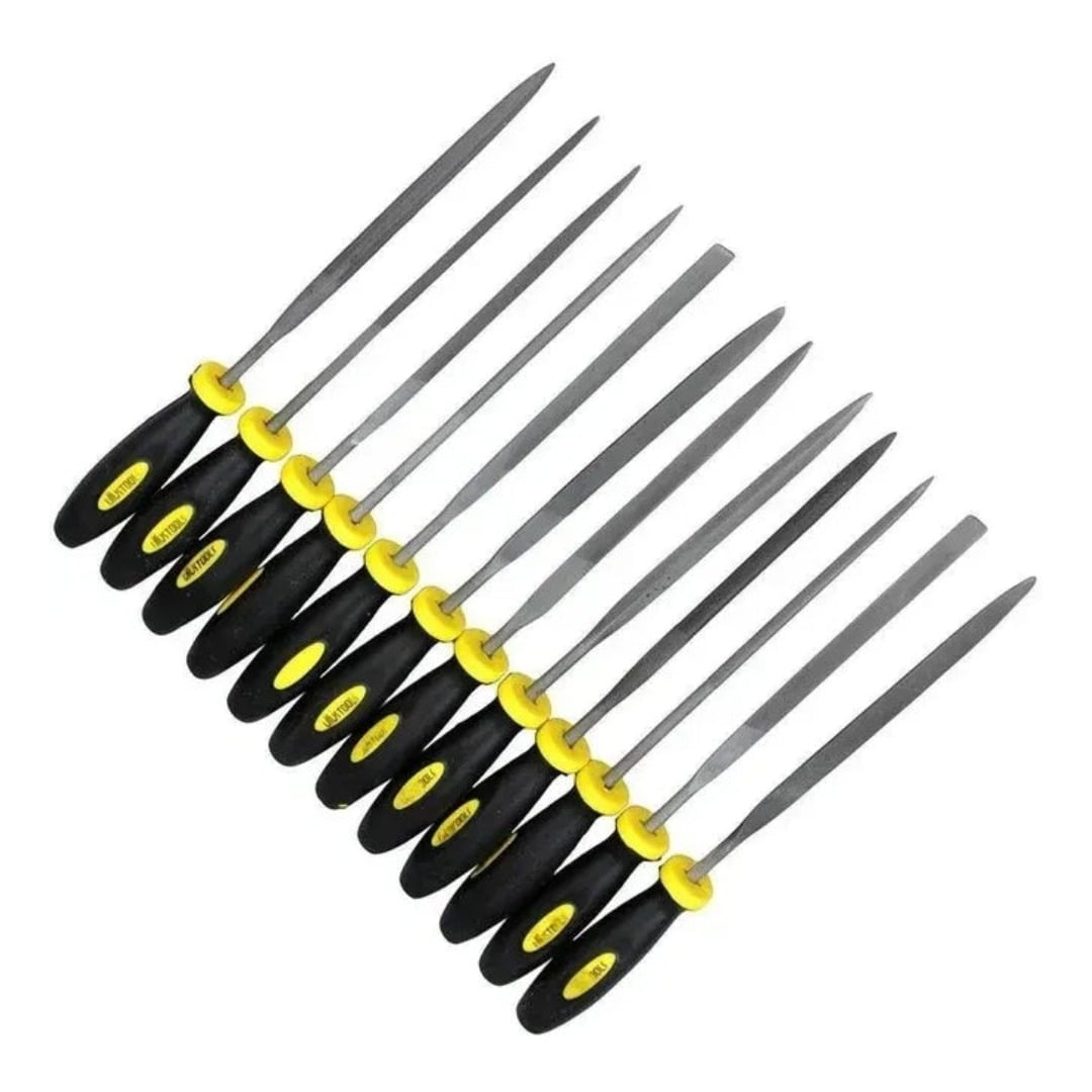 JUEGO DE LIMAS PEQUEÑAS 12 PIEZAS UYUSTOOLS LMJ012 - 1