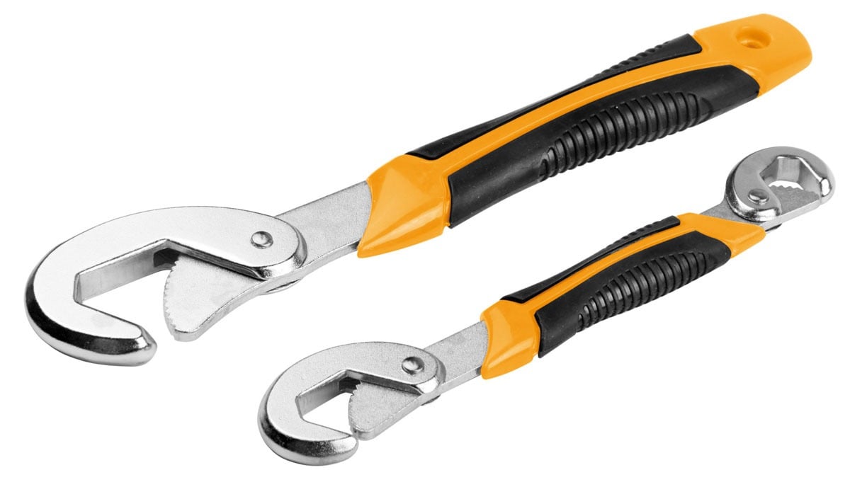 JUEGO DE 2 LLAVES UNIVERSALES AJUSTABLES 9-32 MM TOLSEN 15282 - 1