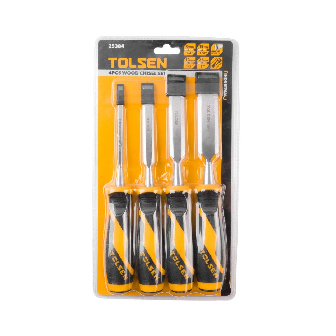 JUEGO DE FORMONES INDUSTRIAL 4 PIEZAS TOLSEN 25384 (1/4' – 1') - 2