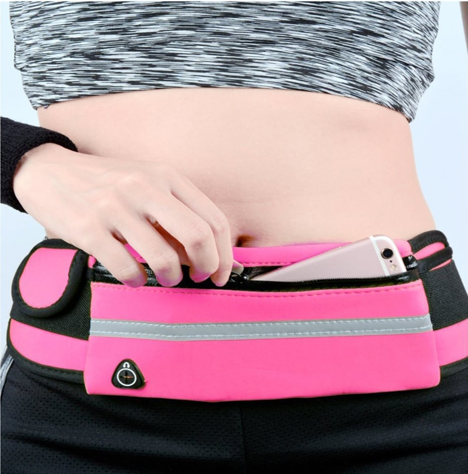 CANGURO DEPORTIVO DE CINTURA MULTIUSOS IMPERMEABLE AJUSTABLE - 2