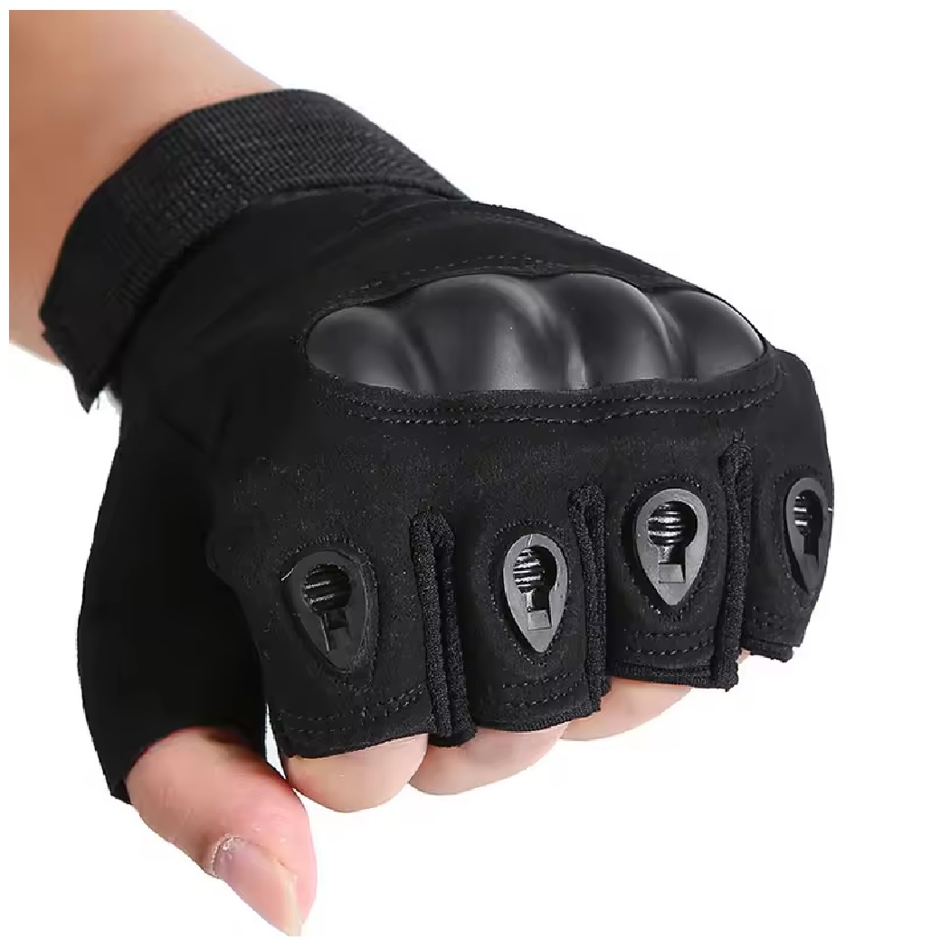 GUANTES TÁCTICOS CORTOS CON NUDILLOS REFORZADOS - 2