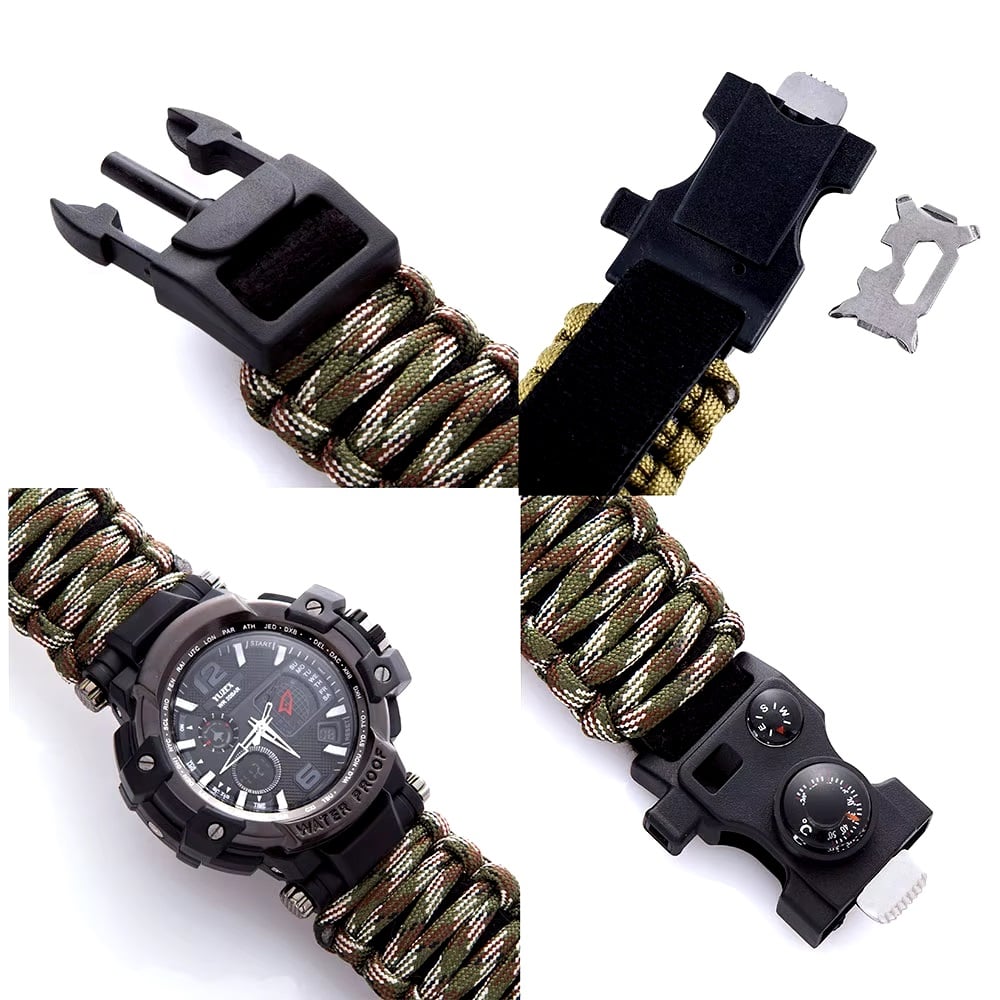RELOJ TACTICO MILITAR CON CORREA REFORZADAS - 4
